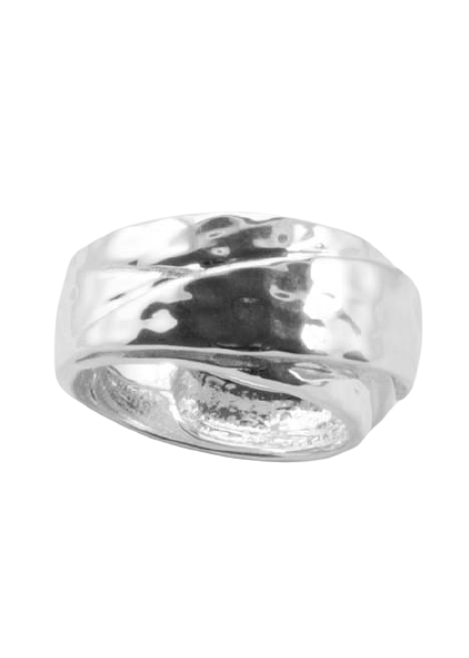 Barse Hammered Sterling Silver Wrap Ring for Women - Elegant Stackable Jewelry for Everyday Wear & Special Occasions
