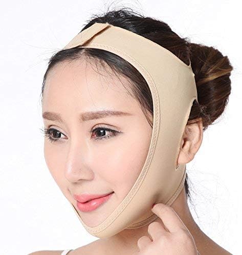 KBZONE Face Slimming Mask for Double Chin - V Line Facial Lift & Cheek Contouring for Men and Women - Anti-Aging Face Tightening Bandage - Perfect for Home Spa, Self-Care & Beauty Routine
