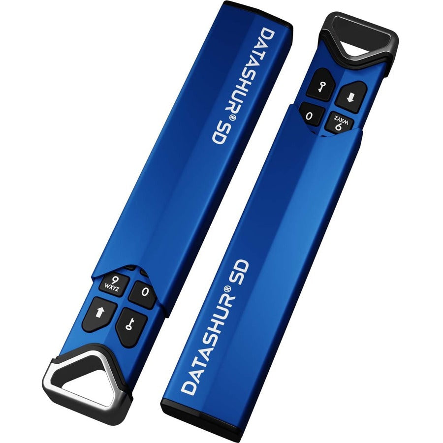 2 Pack iStorage datAshur SD Encrypted USB Flash Drive with Removable MicroSD Cards (Sold Separately) - Password Protected, FIPS Compliant Secure Storage for Business & Government Data - Perfect for Secure File Sharing & Confidential Collaboration