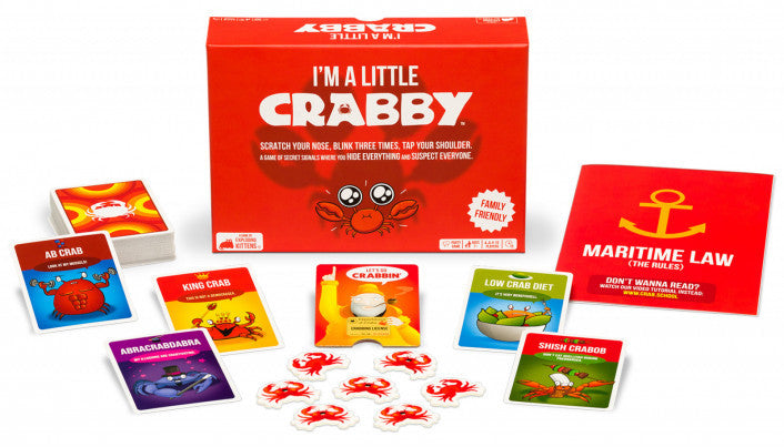 I'm A Little Crabby - Fun Family Board Game with Secret Signals for Kids & Adults | Perfect for Parties, Game Nights & Family Bonding