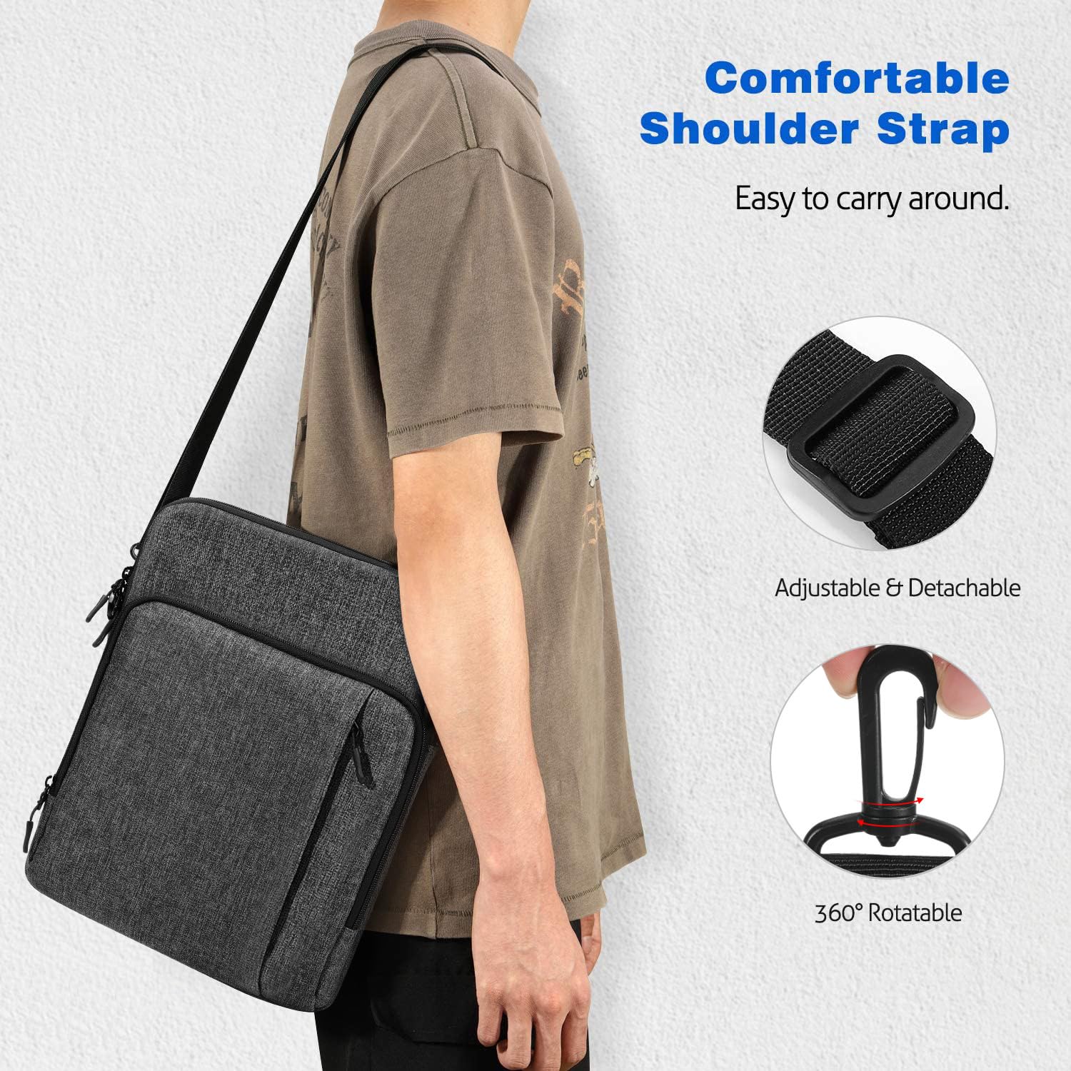 13-13.3 Inch Tablet Sleeve Case Shoulder Bag - Compatible with iPad Pro 13