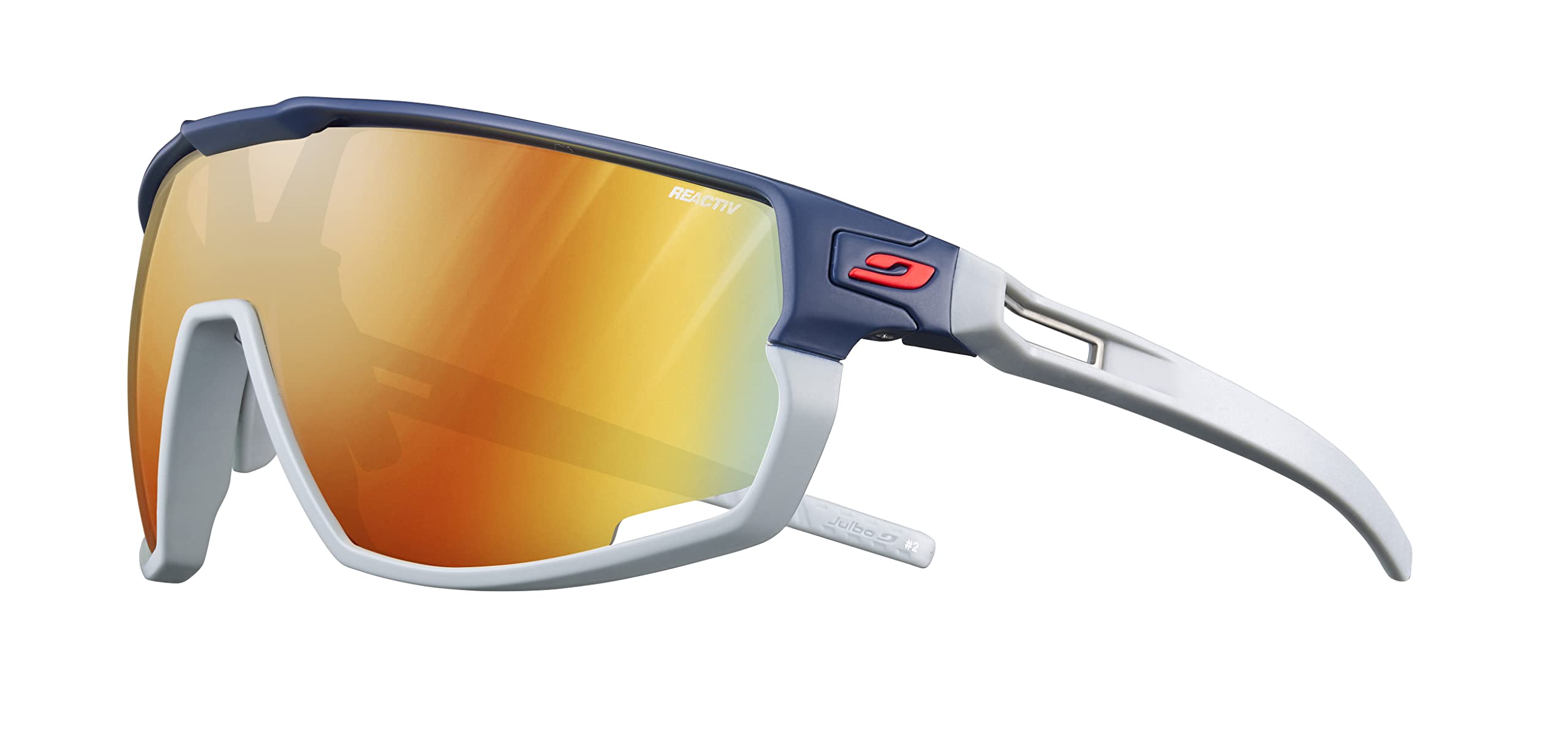 Julbo Rush Performance Sunglasses with REACTIV or Spectron Lens - UV Protection for Running, Cycling & Outdoor Sports
