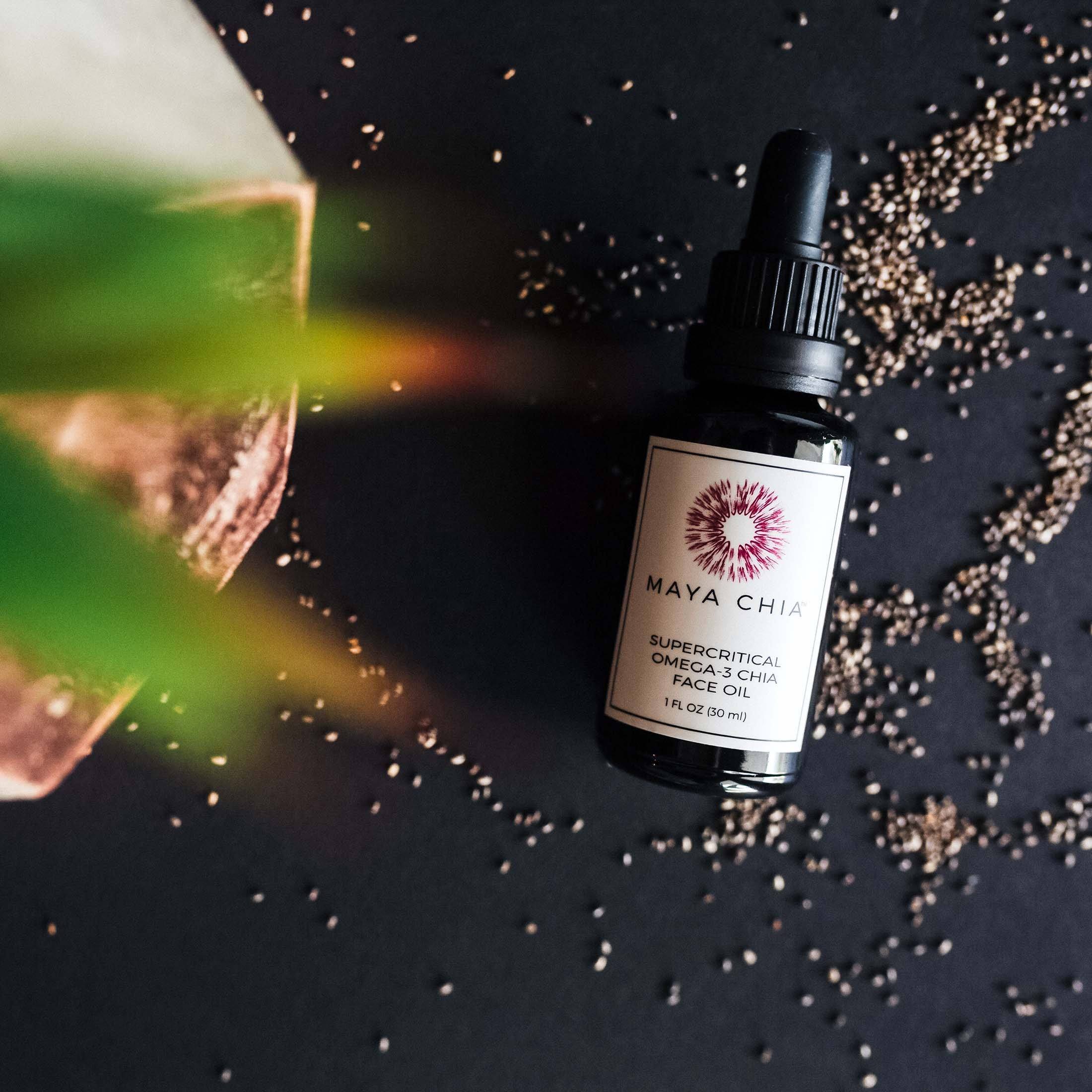 Pure Supercritical Omega 3 Chia Seed Oil - Premium Cold Pressed Supplement for Heart Health, Brain Function & Joint Support - Perfect for Smoothies, Salads & Daily Wellness Routine