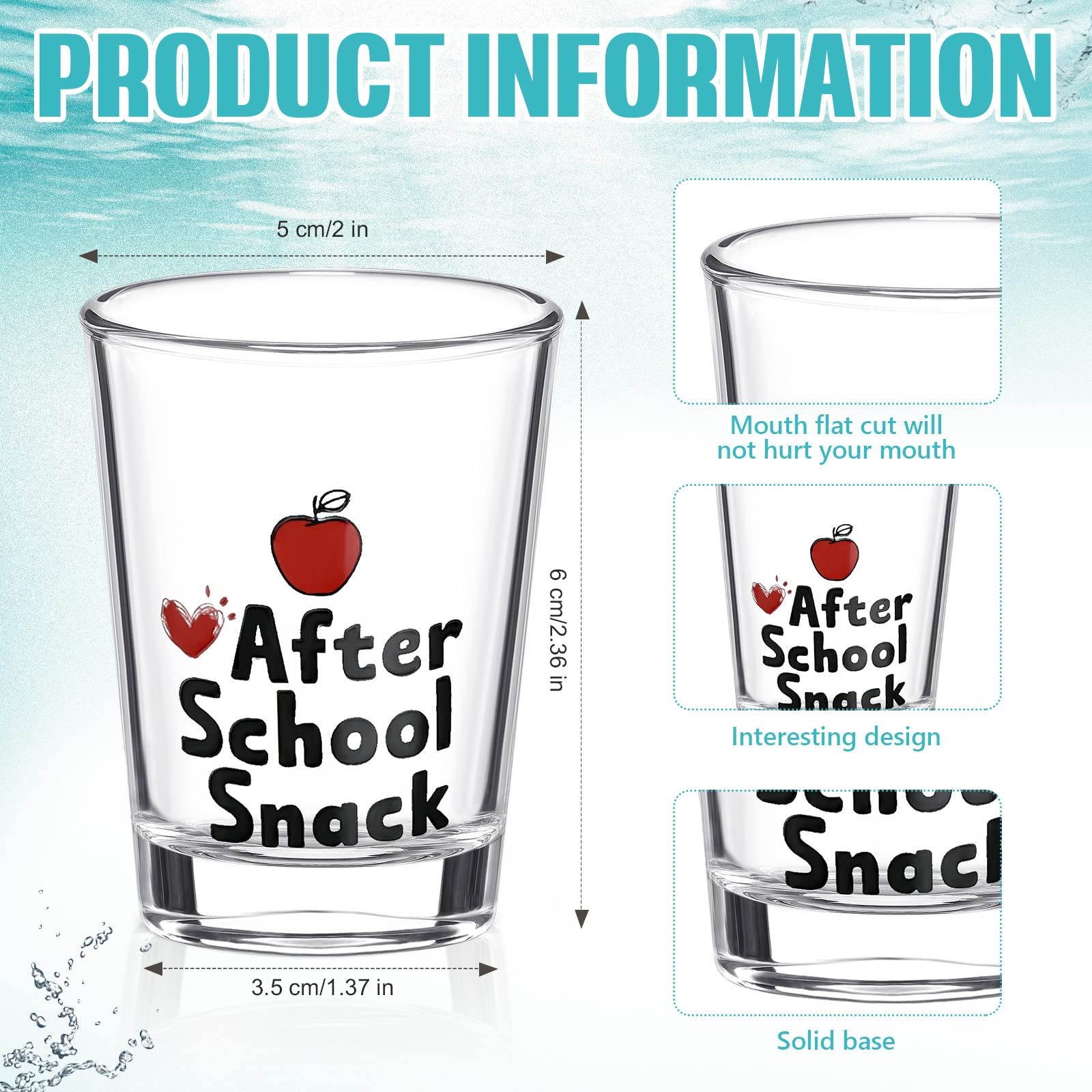 Funny Teacher Shot Glass Gift - 2 oz Wine Glass for Professors & Educators - Perfect for Teacher Appreciation & Classroom Celebrations