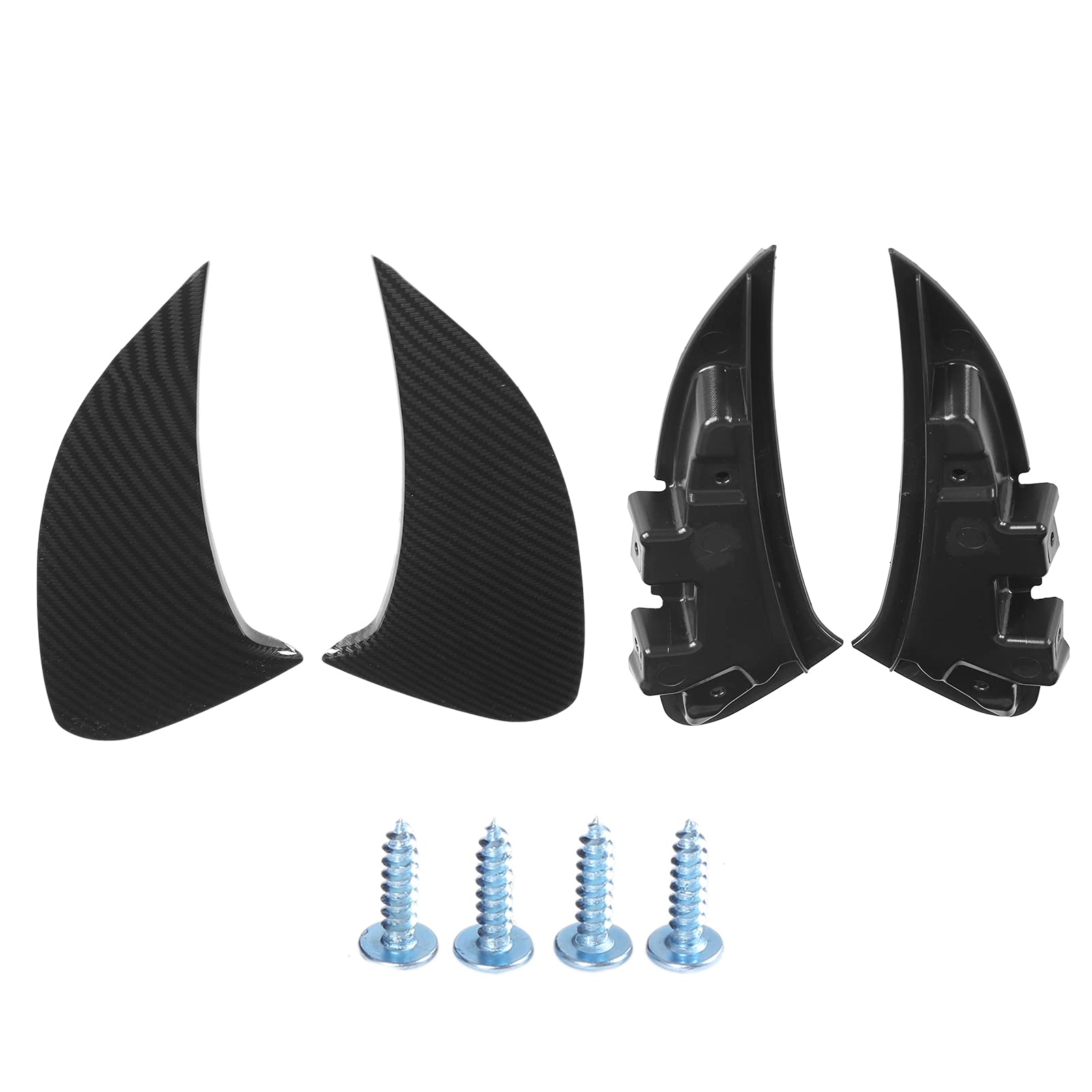 Carbon Fiber Rear Bumper Air Vent Cover for Mercedes CLA C118/CLA35 - 2Pcs Replacement Set - Enhances Sporty Look & Protects Bumper (Perfect for Car Mods & Performance Upgrades)