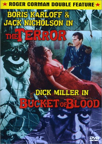 Horror Movie DVD: The Terror & Bucket of Blood - Classic 1960s Double Feature for Halloween Parties & Film Collector's Night