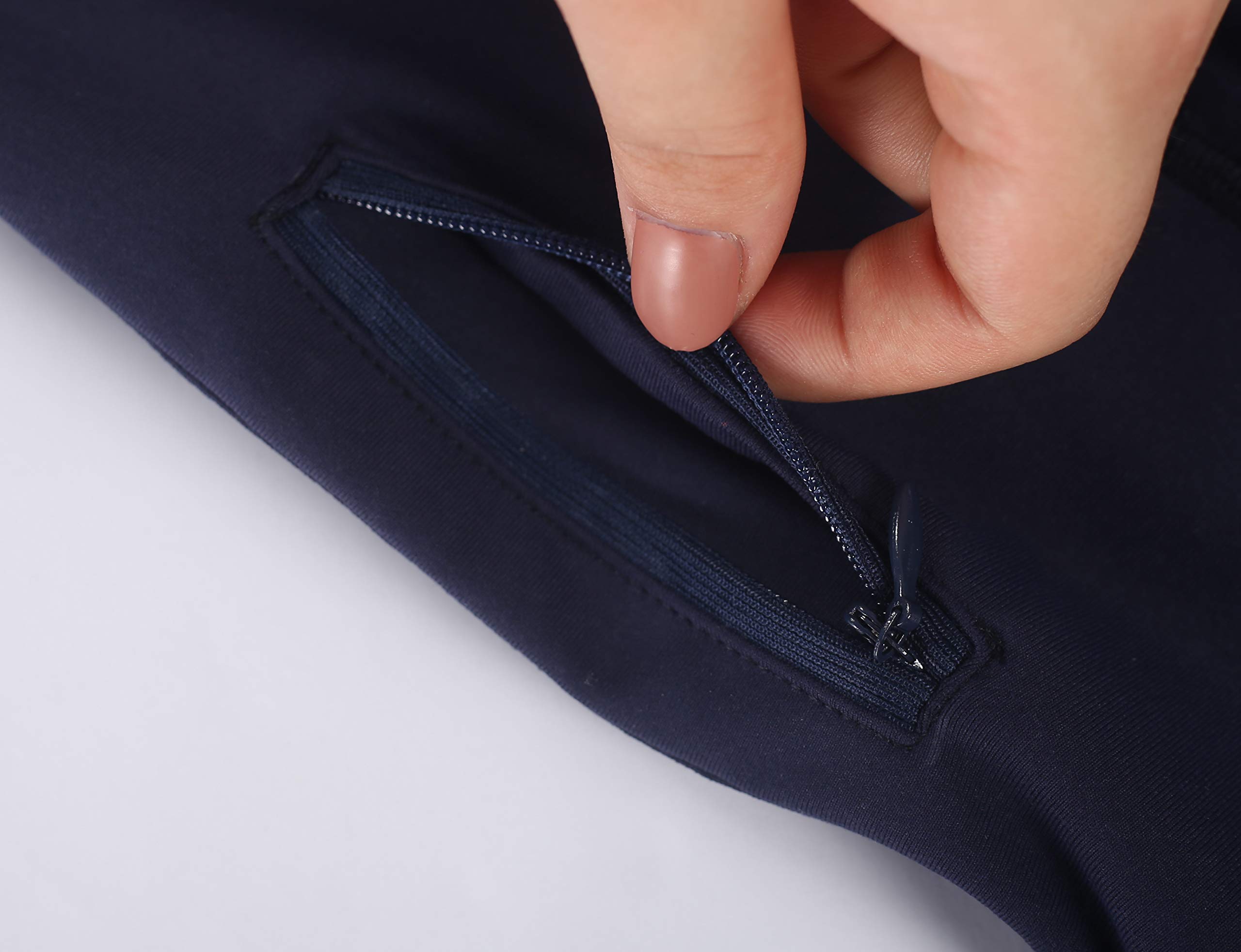 Women's High-Waisted Yoga Pants with Side Pockets - Breathable Workout Leggings for Running, Gym & Lounge | Plus Size Activewear