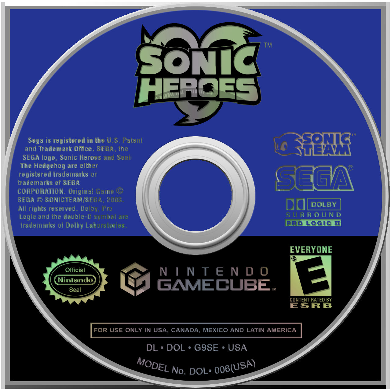 Used Sonic Heroes GameCube Video Game - Classic Action-Adventure for Nintendo GameCube - Perfect for Retro Gaming & Collectors