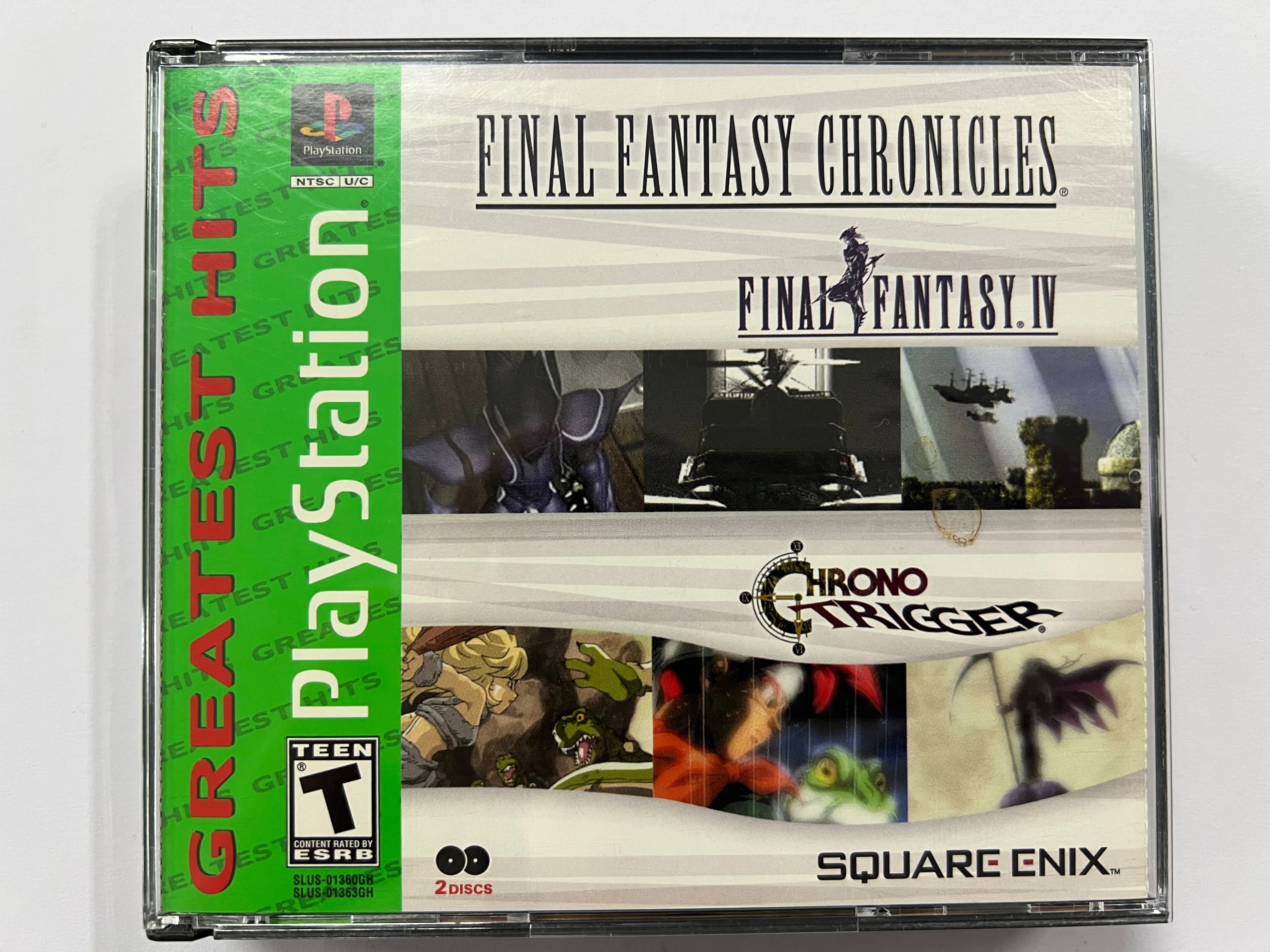 Final Fantasy Chronicles NTSC Complete in Original Case - Classic JRPG Video Game for PlayStation - Perfect for Retro Gaming & Collectors