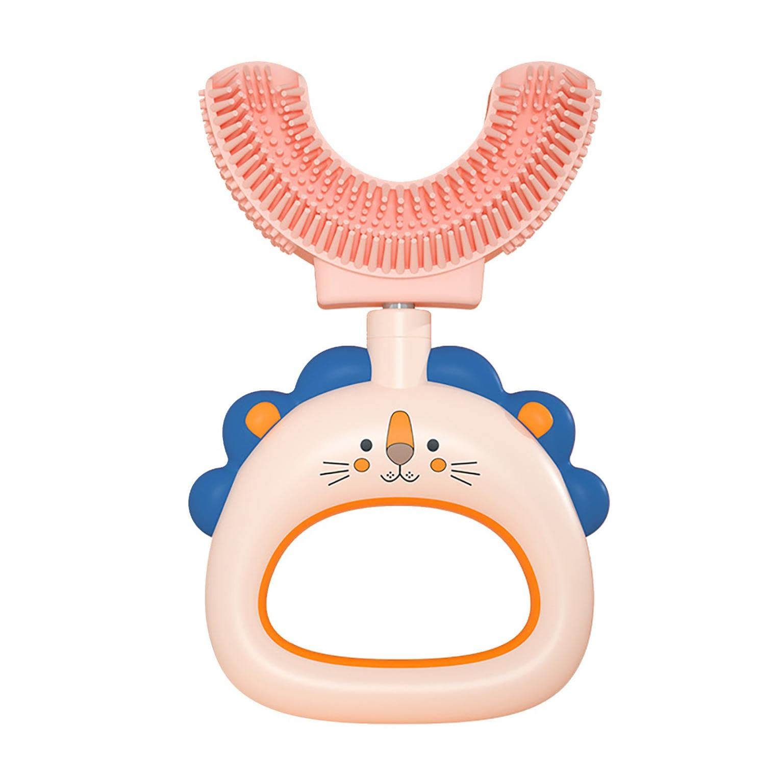 360° Soft Silicone U-Shaped Baby Toothbrush for Kids Ages 2-12 - Gentle Teeth Whitening & Gum Massage Tool for Toddlers & Children - Perfect for Morning & Night Oral Care Routine