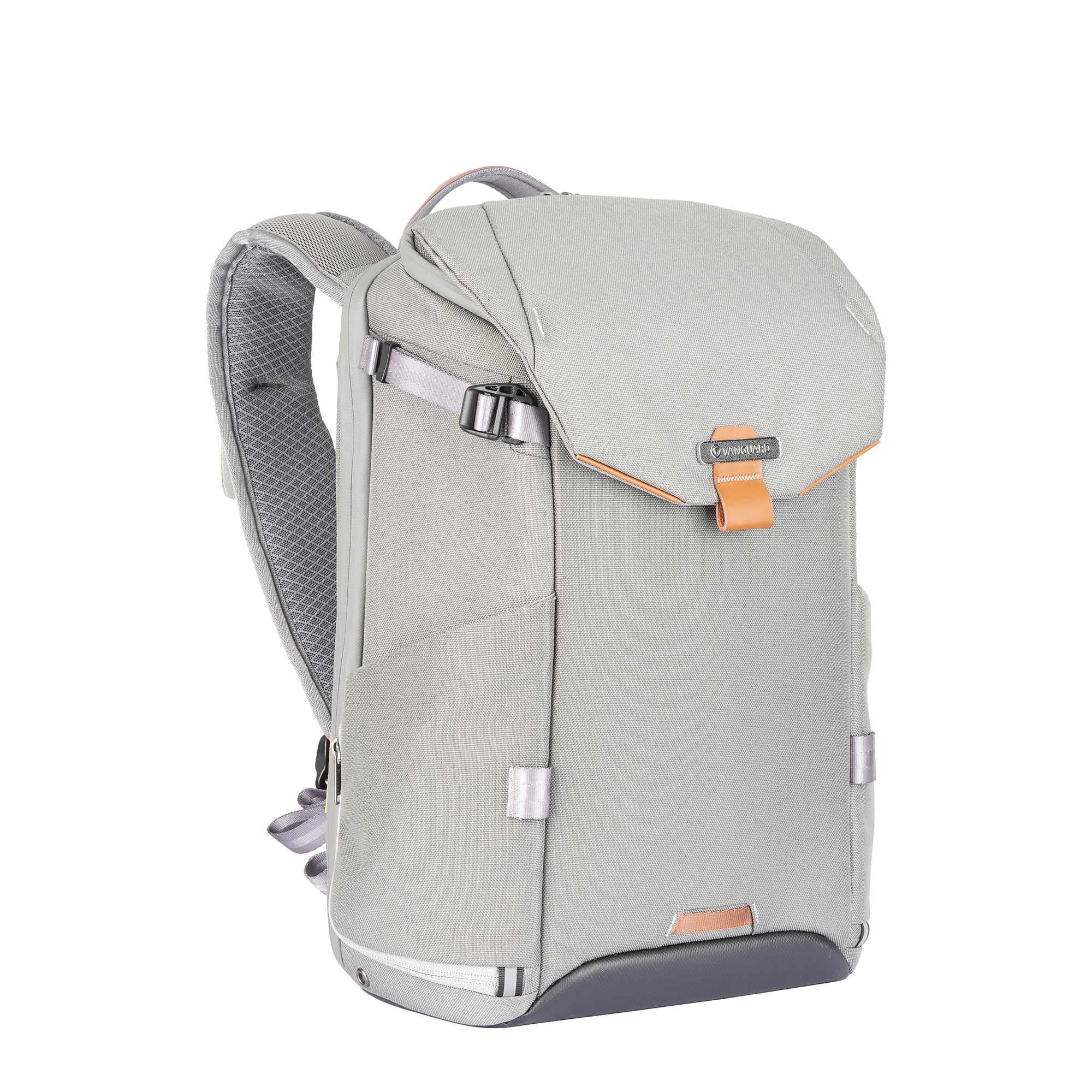 VEO CITY B42 Medium DSLR Camera Backpack with Removable Pouch - Waterproof & Durable Gray Photography Bag for Travel, Hiking & Outdoor Shooting