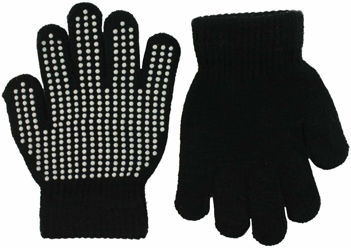Magic Warm Kids Gripper Gloves - Non-Slip Winter Gloves for Boys & Girls - Perfect for Snow Play, Outdoor Activities & Cold Weather Protection