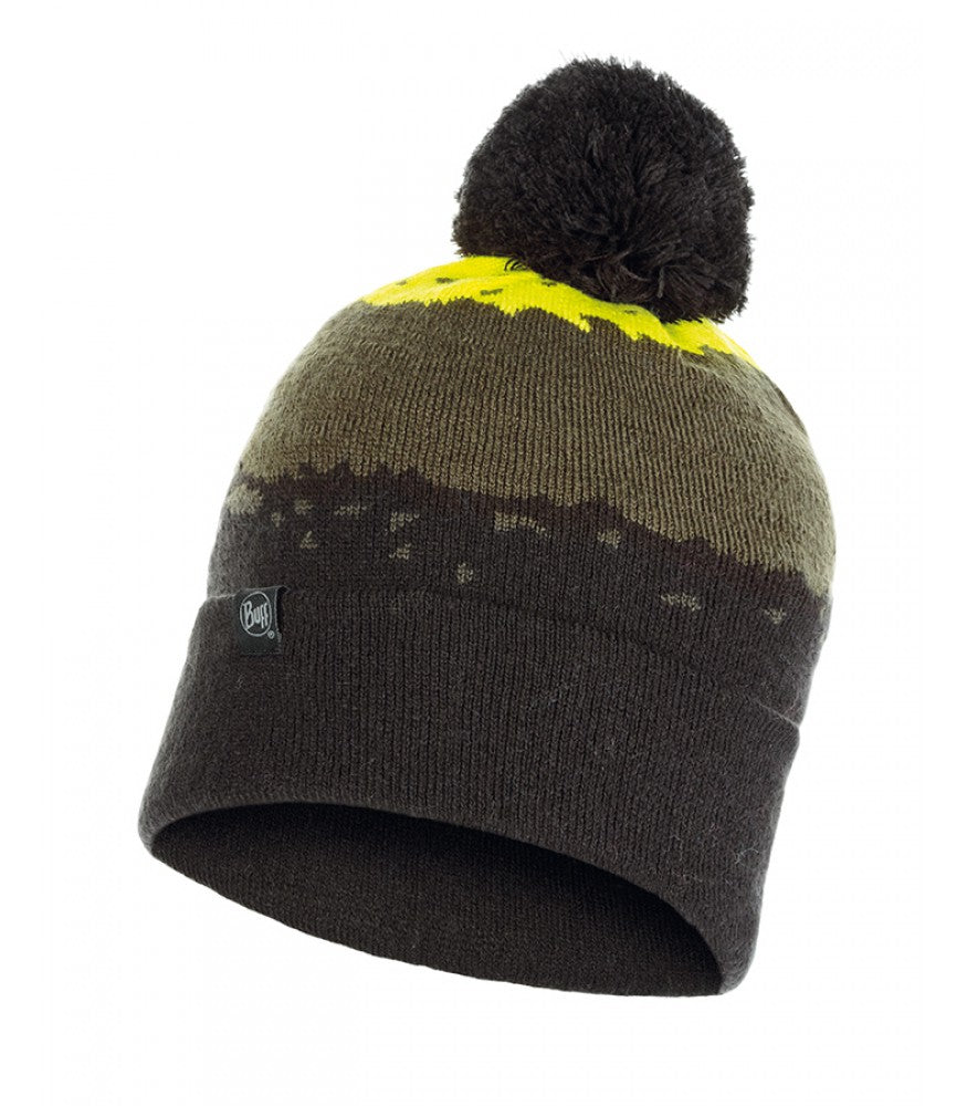 BUFF Knit Hat Tove Citric - Warm Winter Beanie for Men & Women - Outdoor Hiking, Skiing, Running & Cold Weather Activities