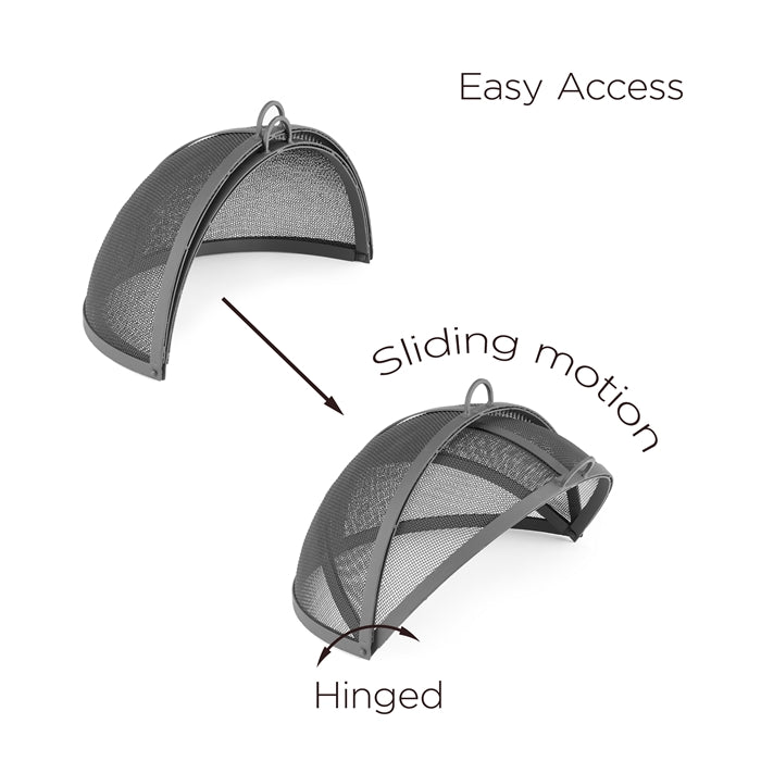 20 Small Spark Screens with Lifter - Perfect for Fire Pits, Campfires & Outdoor Gatherings