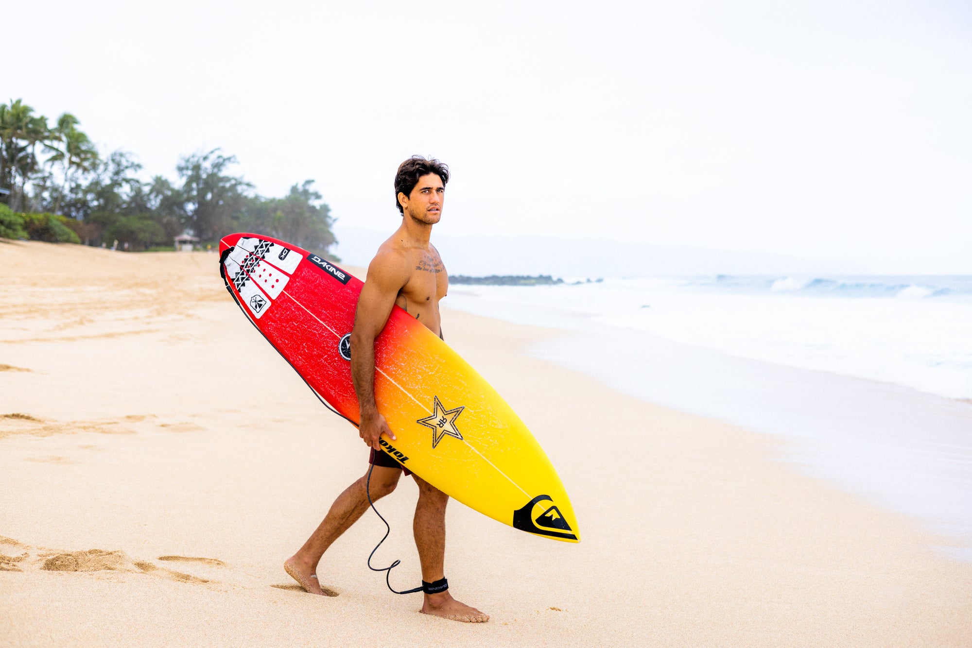 Ezekiel Lau Pro Surf Traction Pad - Non-Slip Grip for Surfboards | High-Performance Surfing Accessory | Perfect for Professional and Amateur Surfers | Use for Enhanced Control and Stability in Waves