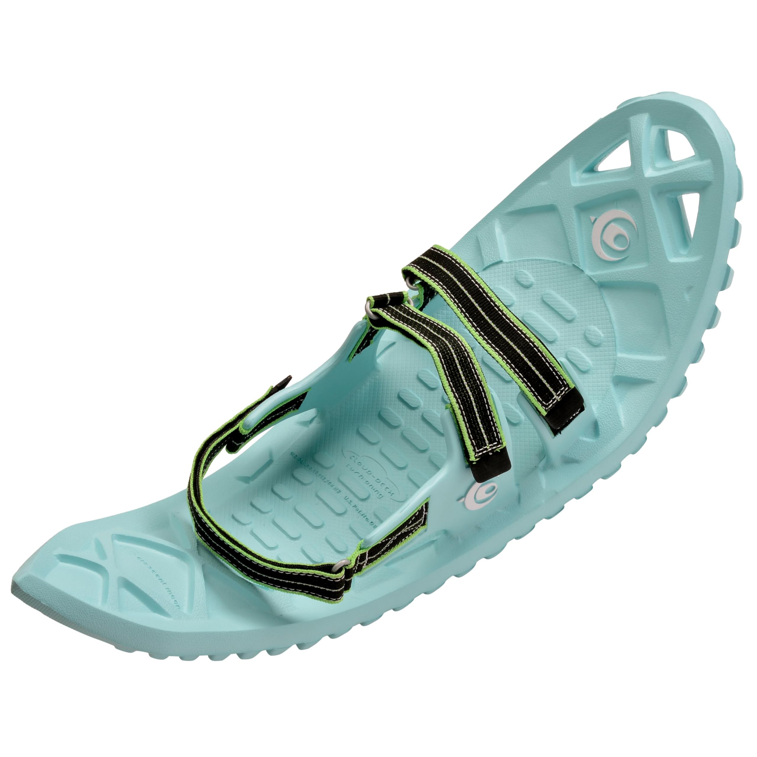 Ultralight EVA Foam Snowshoes for Men & Women - Crescent Moon Luna Unisex Hiking & Running Snow Shoes with Dual Density Rocker Cloud Deck & Ice Spikes - Perfect for Winter Trails, Backcountry Adventures & Snowy Terrains