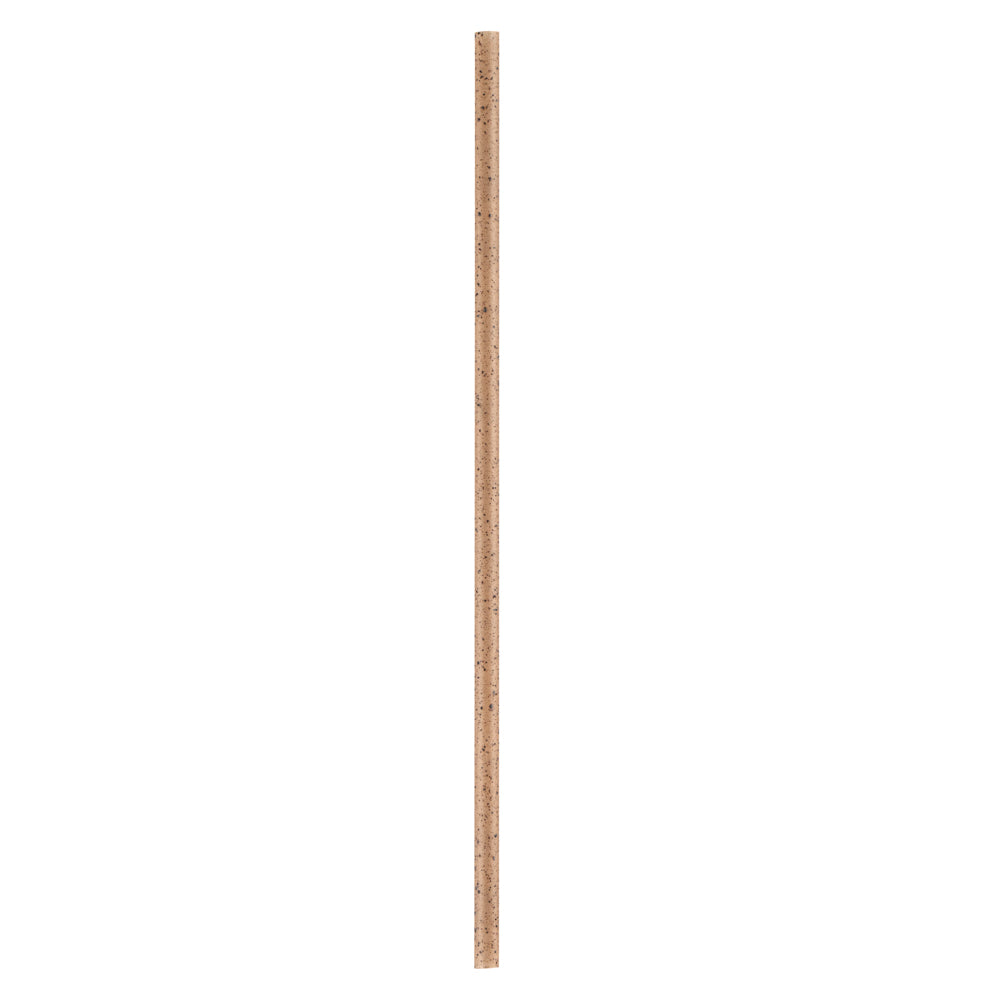Eco-Friendly Compostable Brown PLA Plastic & Coffee Ground Straws - 8 1/4 Inch, 2000 Count Box | Biodegradable Drinking Straws for Restaurants, Cafes, Parties & Sustainable Living