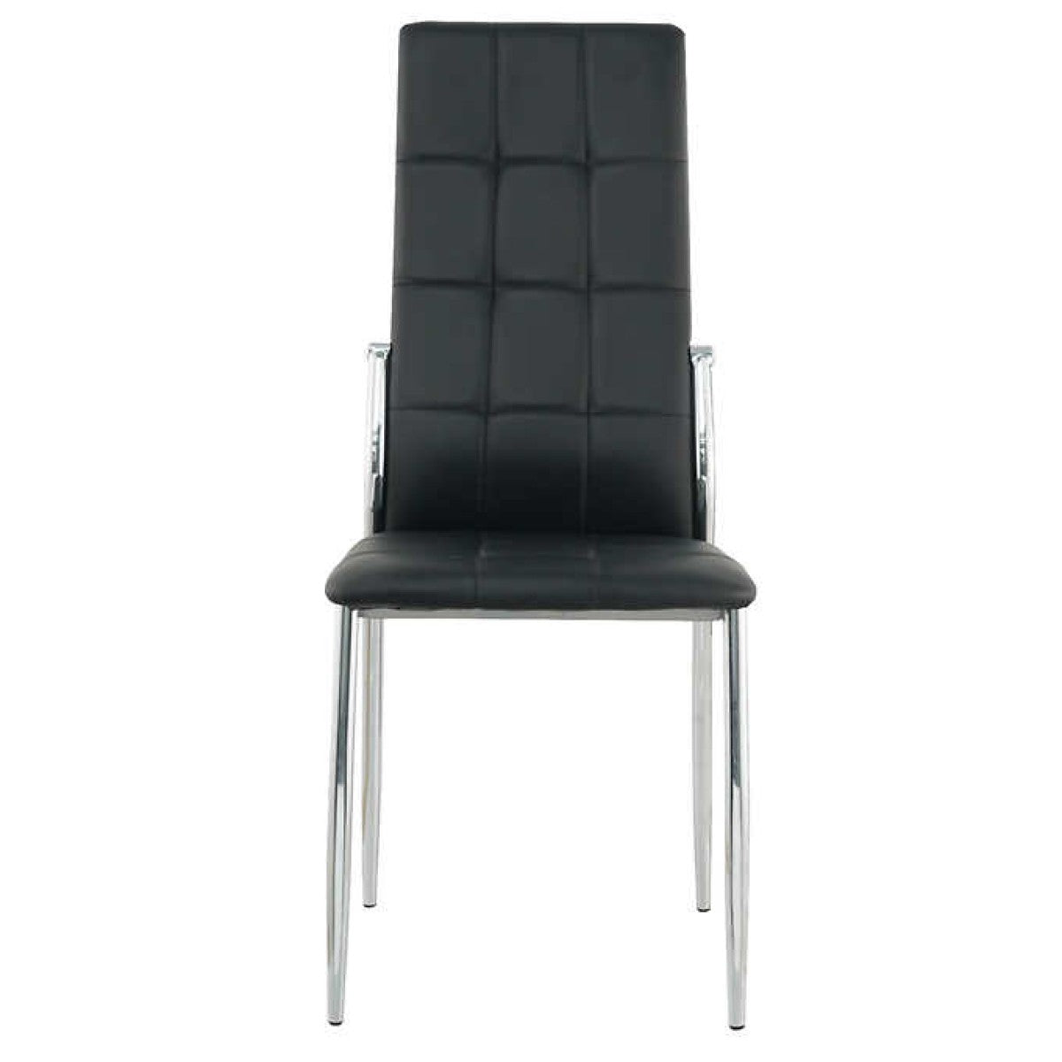 4-Pack Black Modern Dining Chairs - Sturdy & Comfortable Kitchen Chairs for Dining Room, Kitchen, Restaurant, and Office Use