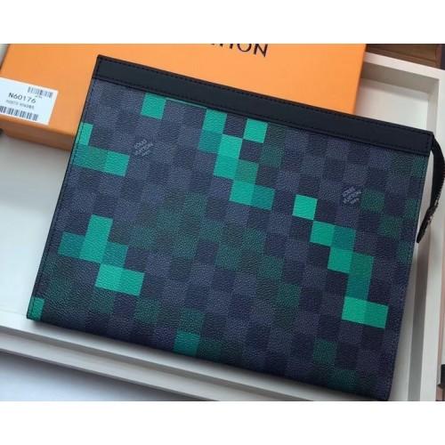 Louis Vuitton Pochette Voyage MM Monogram Green Crossbody Bag - Perfect for Travel, Work & Everyday Use