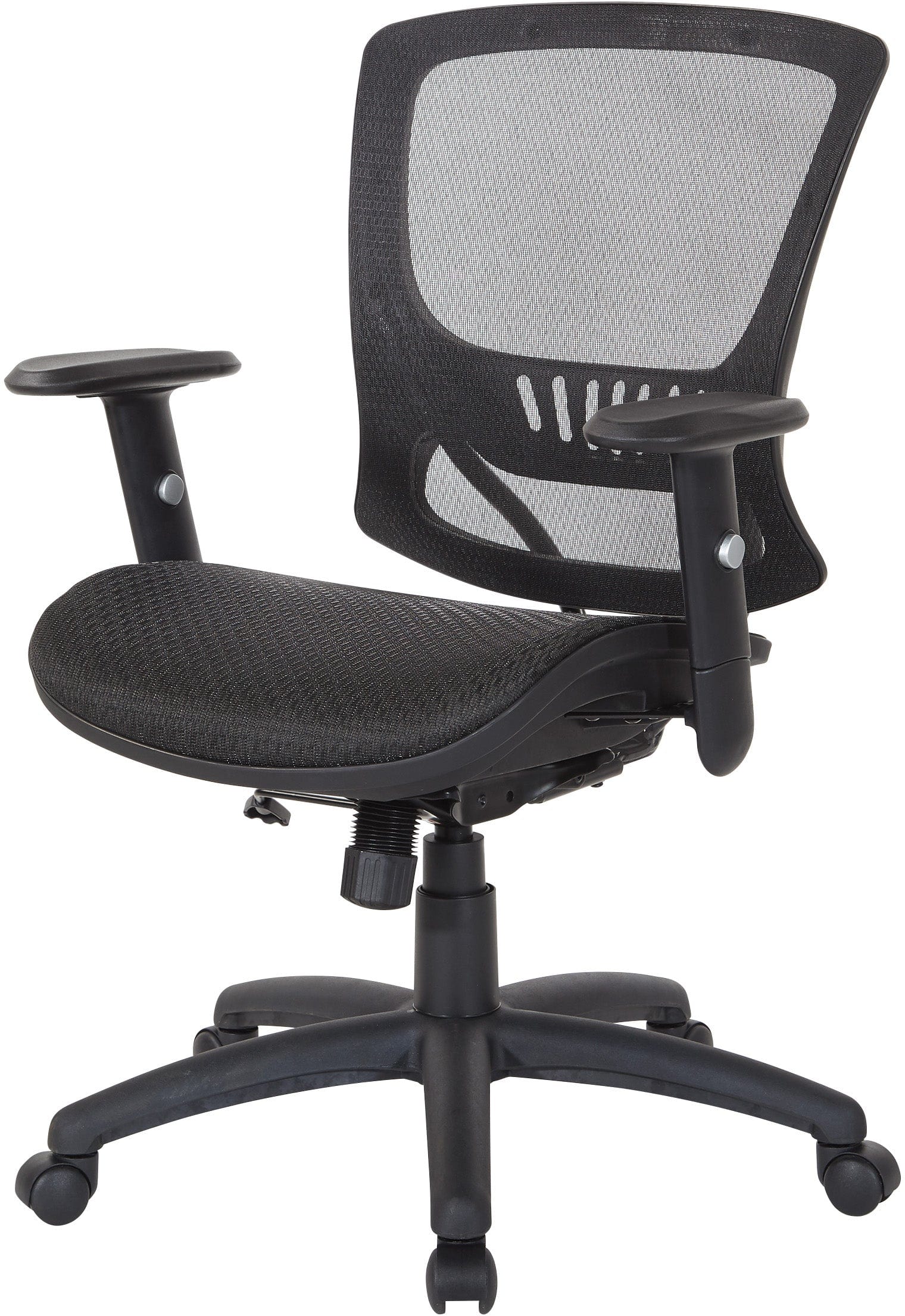 Office Star EM98910 Mesh Screen Seat and Back Chair - Ergonomic Office Chair for Home & Work, Perfect for Long Hours Sitting