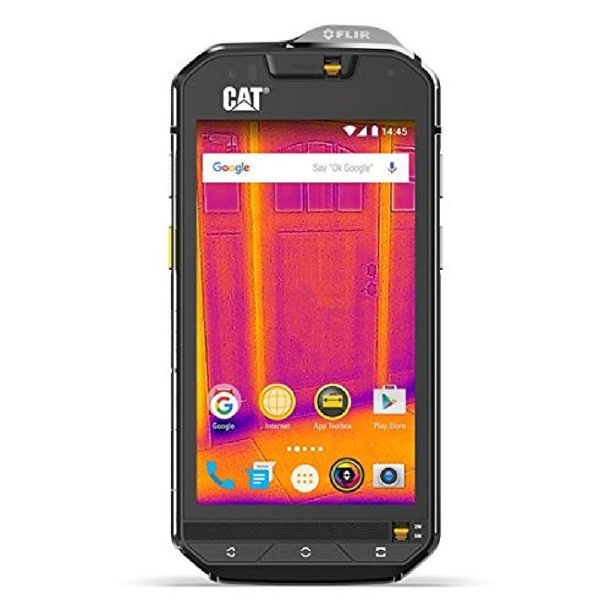 CAT S60 Rugged Waterproof Smartphone with FLIR Thermal Camera, Black (CS60SUBUSAUN) - Ideal for Outdoor Adventures, Construction, and Emergency Response