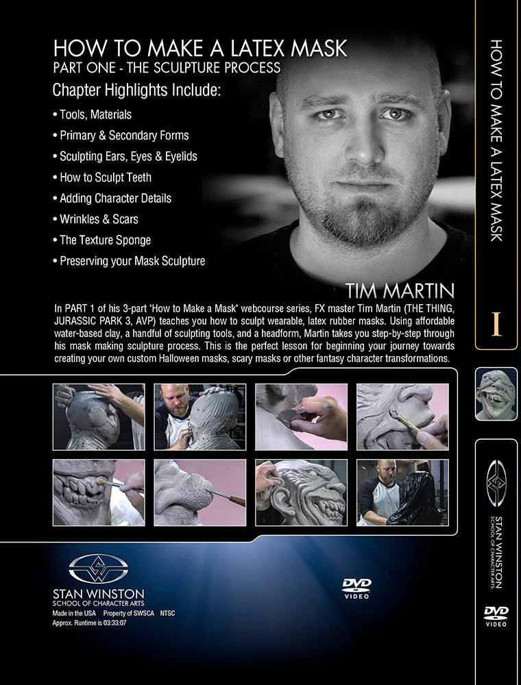 Stan Winston Studio How to Make a Latex Rubber Mask DVD - Professional Special Effects Makeup Tutorial for Halloween & Cosplay