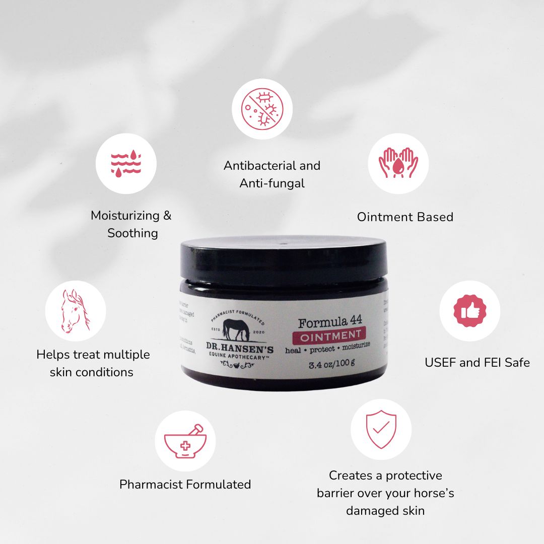 Dr. Hansen's Equine Apothecary Formula 44 Bundle - Natural Horse Supplement for Joint & Muscle Support - Perfect for Performance Horses & Senior Equine Care