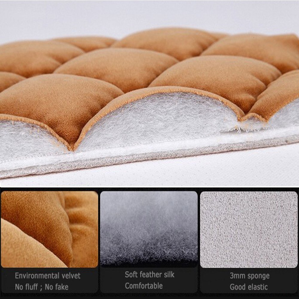 HCMAX Soft Car Seat Cover Cushion Pad Mat Protector - Universal Fit for Sedan, Hatchback, SUV - 2 Pack Front Seat Covers - Comfort & Protection for Long Drives, Commuting & Road Trips