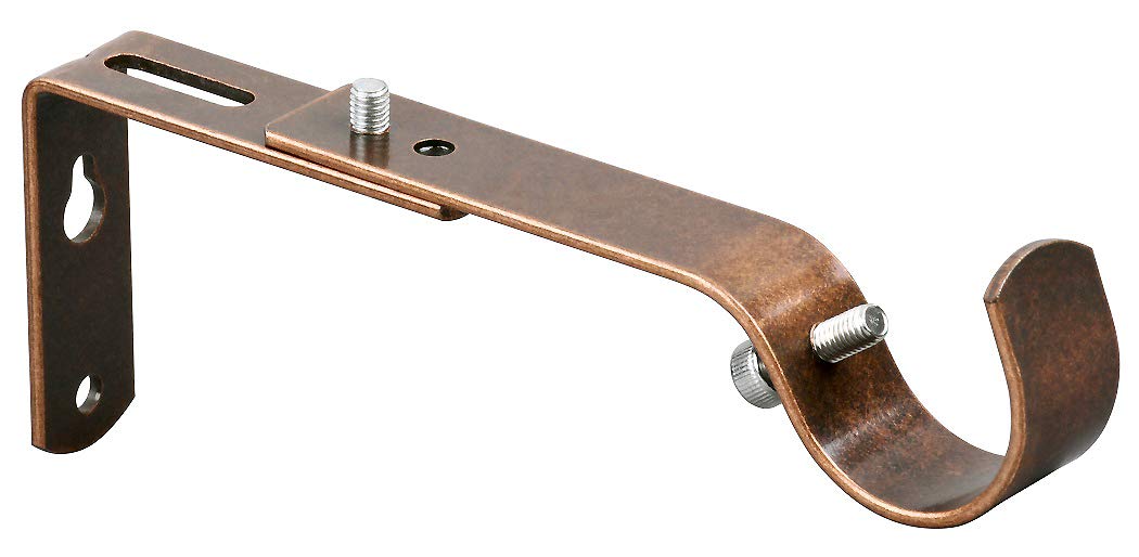 Adjustable Curtain Rod Bracket Holder for 7/8