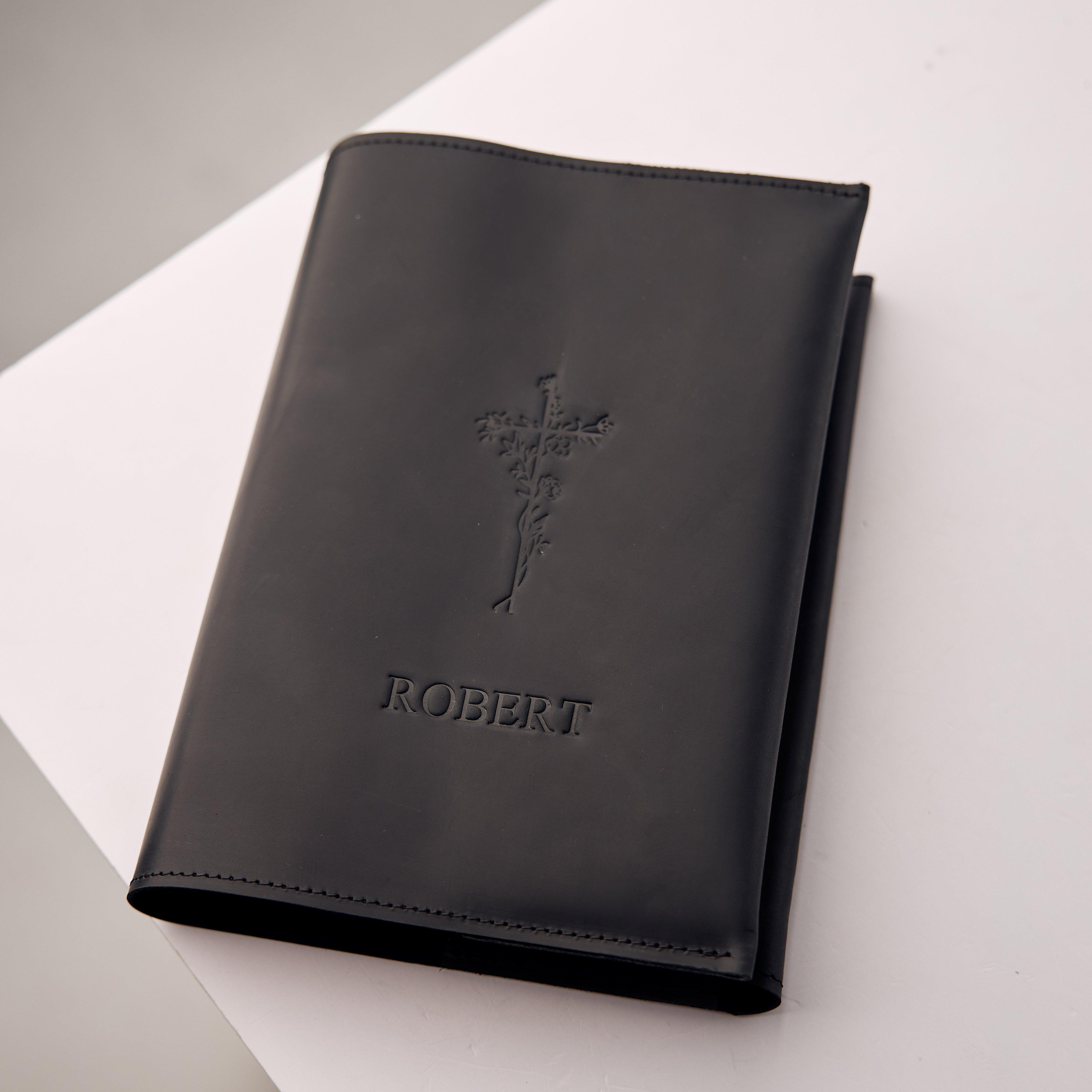 Vintage Bible Case - Genuine Leather Cover with Zipper Closure for Travel, Church & Daily Use - Perfect Gift for Christians & Religious Study