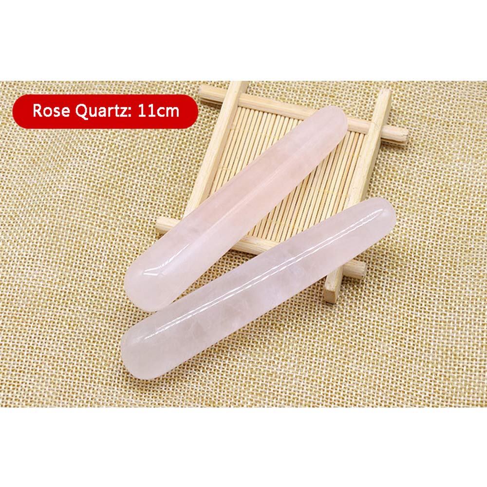 Rose Quartz Gua Sha Scraping Massage Tool - Handmade Natural Column Shaped Gua Sha Board for Skin Care & Muscle Relaxation - Perfect for Facial Treatment, Body Massage & Stress Relief at Home or Spa