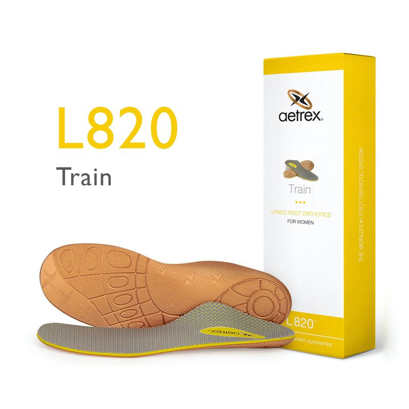 L820W Comfortable Train Posted Orthotics Insoles - Supportive Shoe Inserts for Running, Walking & Workouts - Reduce Foot Pain & Improve Posture