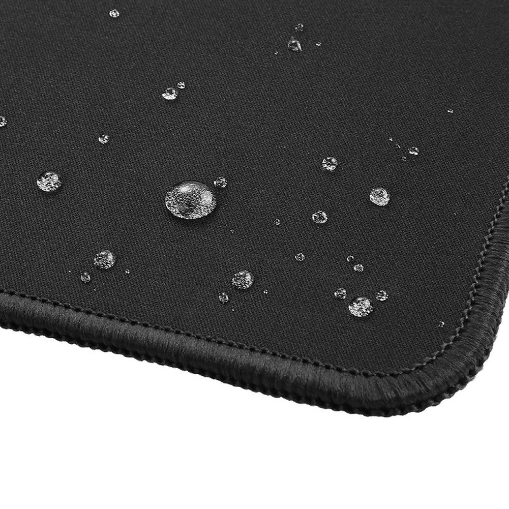 Modern Gold Leaf Metallic Faux Foil Small Polka Dot White Mouse Pad 9.5 x 7.9 Inch - Non-Slip Office & Gaming Desk Accessory for Computer, Laptop, Home and Workstation Use