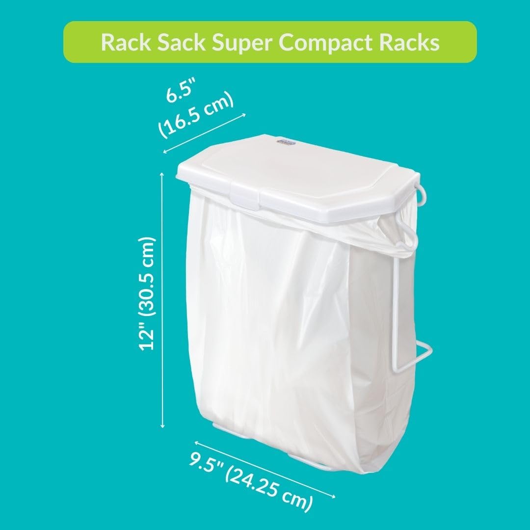 Mid-America Bag 50120 Rack Sack Bathroom Waste Bag - Durable Trash Can Liner for Home, Office & RV Use - Perfect for Small Spaces & Waste Disposal