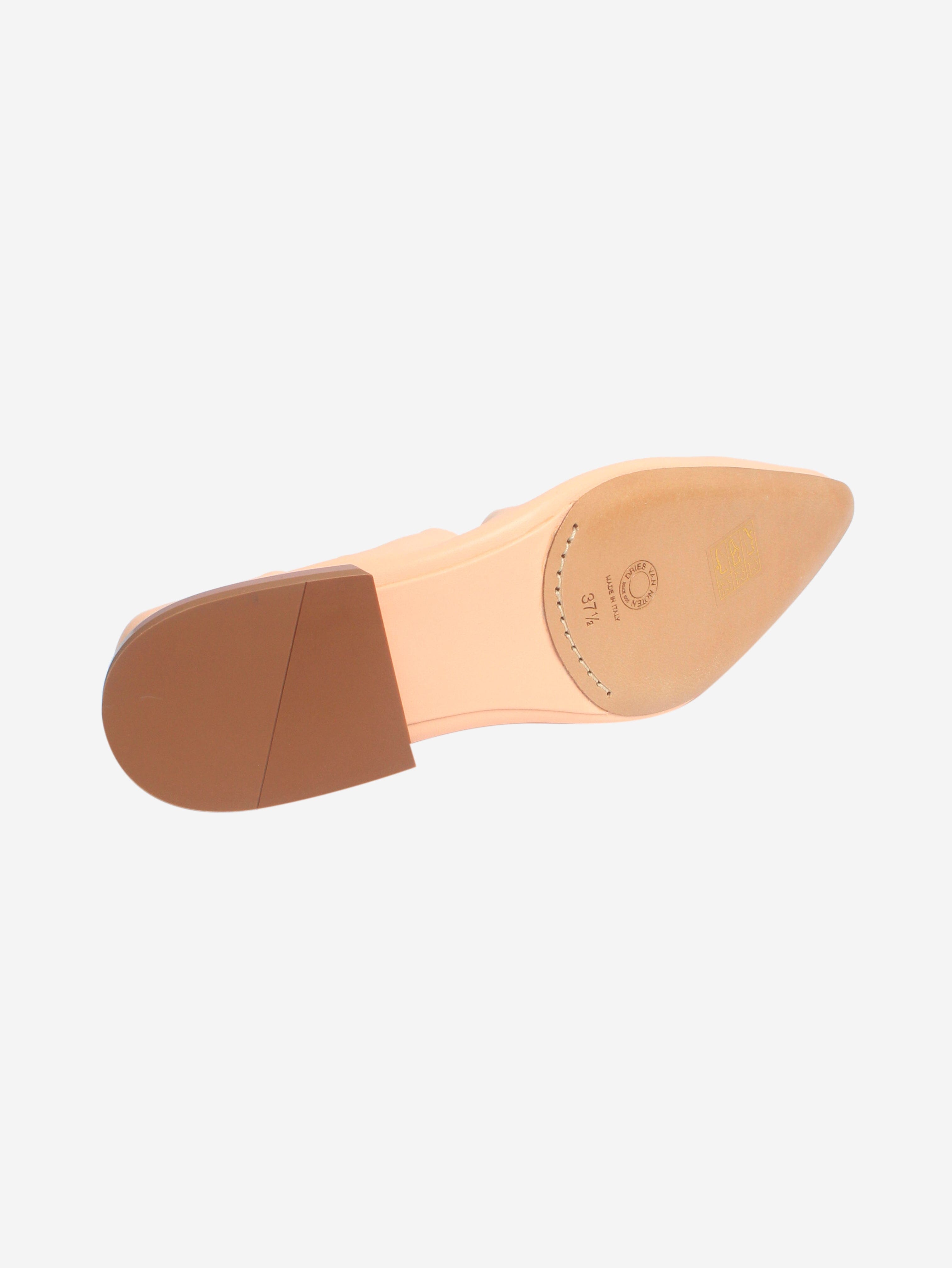 Elegant Blush Pink Leather Ballet Flats for Women - Size EU 37.5 (US 7.5) - Comfortable & Stylish for Work, Wedding & Casual Outfits