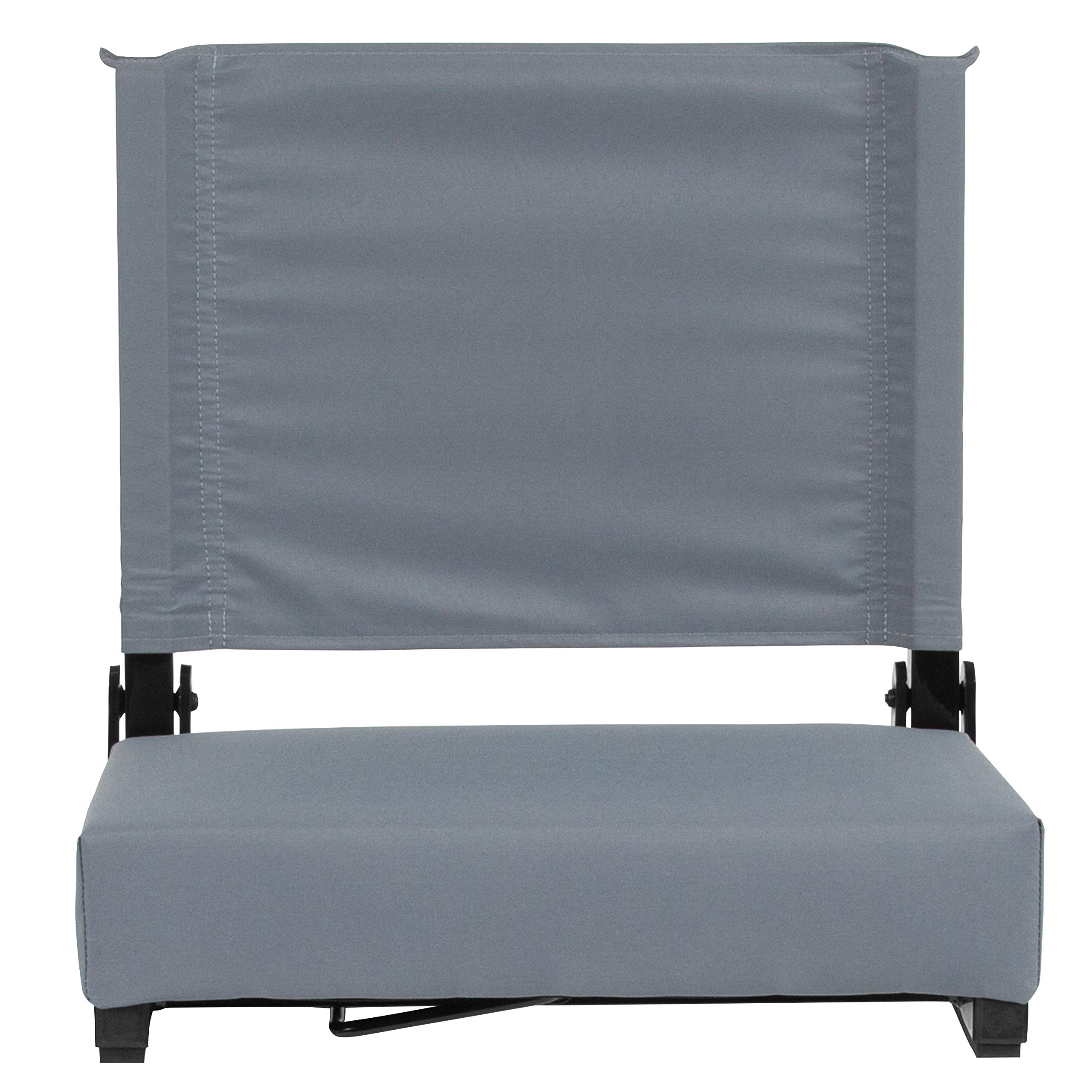 Ultra-Comfortable Lightweight Stadium Chair with Padded Seat - Supports 500 lbs - Perfect for Sports Games, Concerts & Outdoor Events