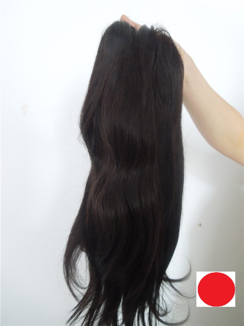 20-Inch Full Lace Human Hair Wig with Baby Hair | 100% Peruvian Virgin Remy Hair | Natural Straight #1B Off Black | Perfect for Daily Wear, Cosplay & Special Occasions