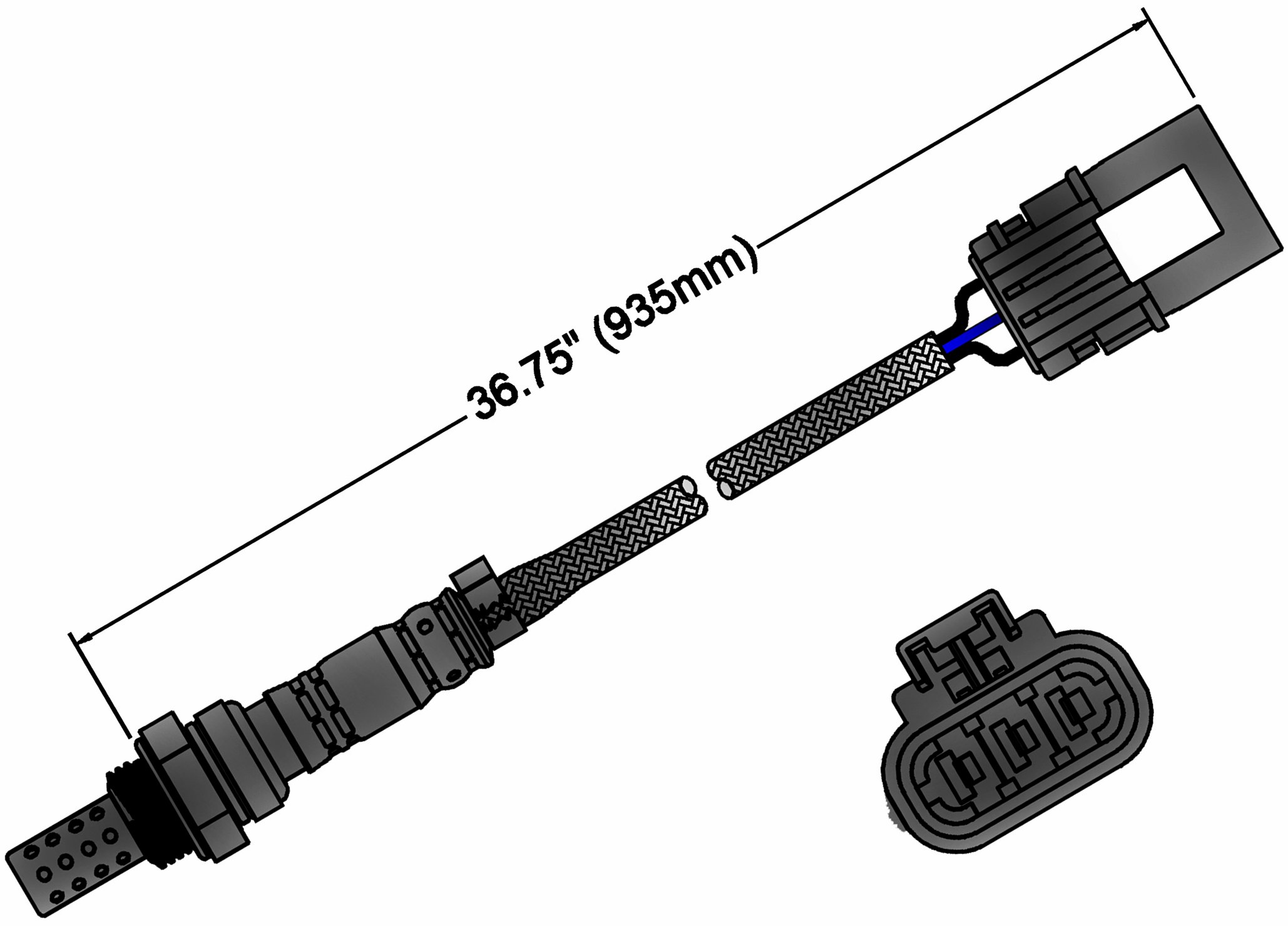 ACDelco Professional 213-1294 Heated Oxygen Sensor - Replacement O2 Sensor for GM Vehicles - Improves Fuel Efficiency & Engine Performance - Compatible with Chevy, Buick, Cadillac - Perfect for Engine Tuning & Emissions Control