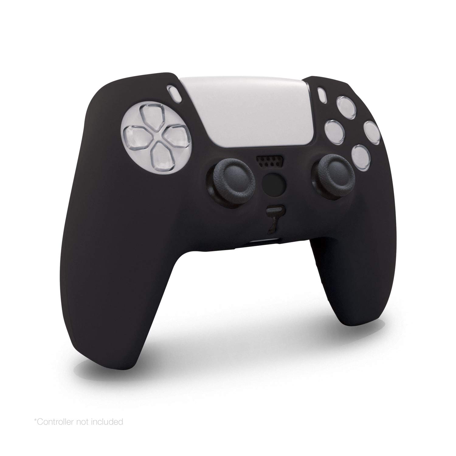 Hyperkin Silicone Skin Cover for PS5 DualSense Controller - Protective Grip Case (Black) - Compatible with PlayStation 5 - Perfect for Gaming, Travel & Dust Protection