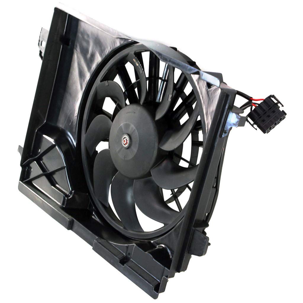 2005-2009 Cadillac XLR Radiator Cooling Fan Replacement - GM3115202 15819952 - Compatible with Cadillac XLR Models, Perfect for Engine Cooling System Repair & Maintenance