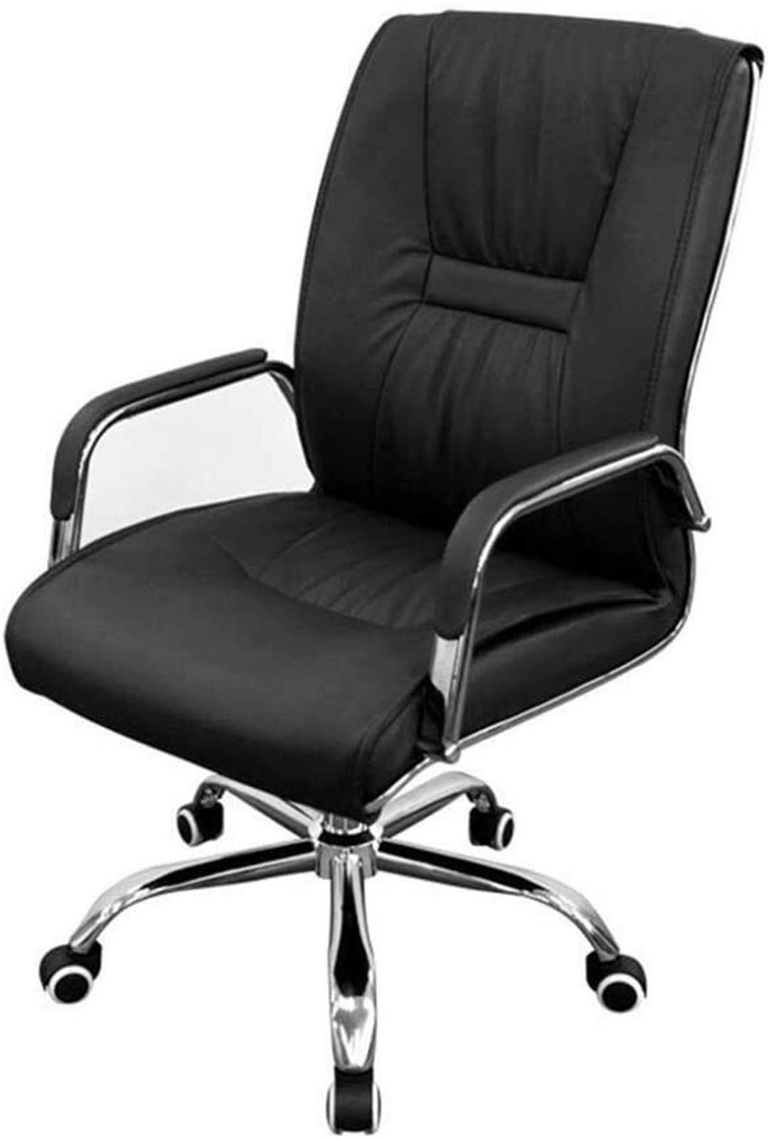 Fhw Executive Ergonomic Office Chair with Recline - Adjustable Conference Chair for Home, Bank, Hospital, Shop & Studio - Comfortable Padded Computer Desk Chair for Long Work Hours | Perfect for Remote Work & Gaming Setup