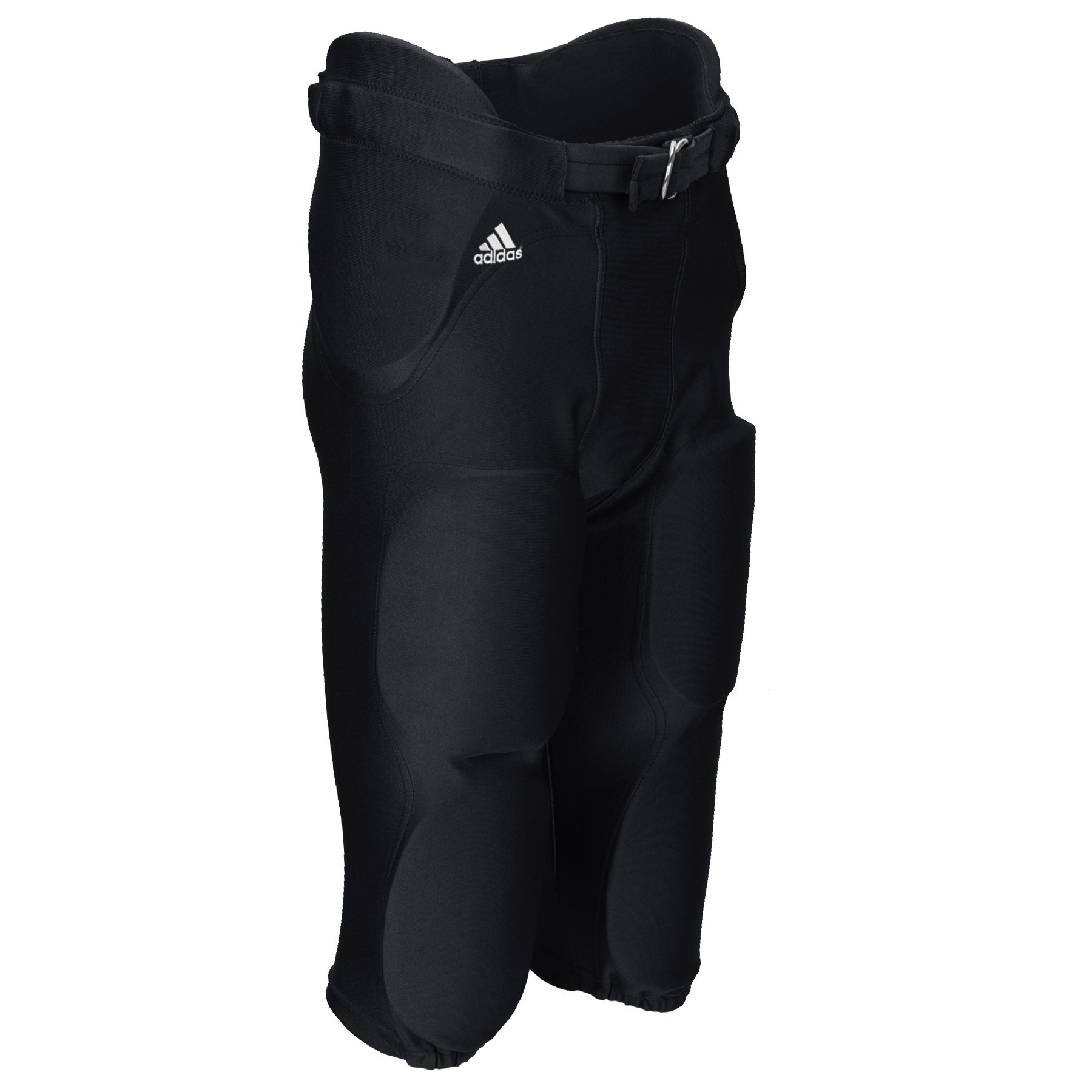 **adidas Men's Climalite Audible Integrated Football Pants - Black - Moisture-Wicking & Breathable for Training & Games**    *(Use for football practice, workouts, or casual sports wear - Stay cool and comfortable in any weather!)*