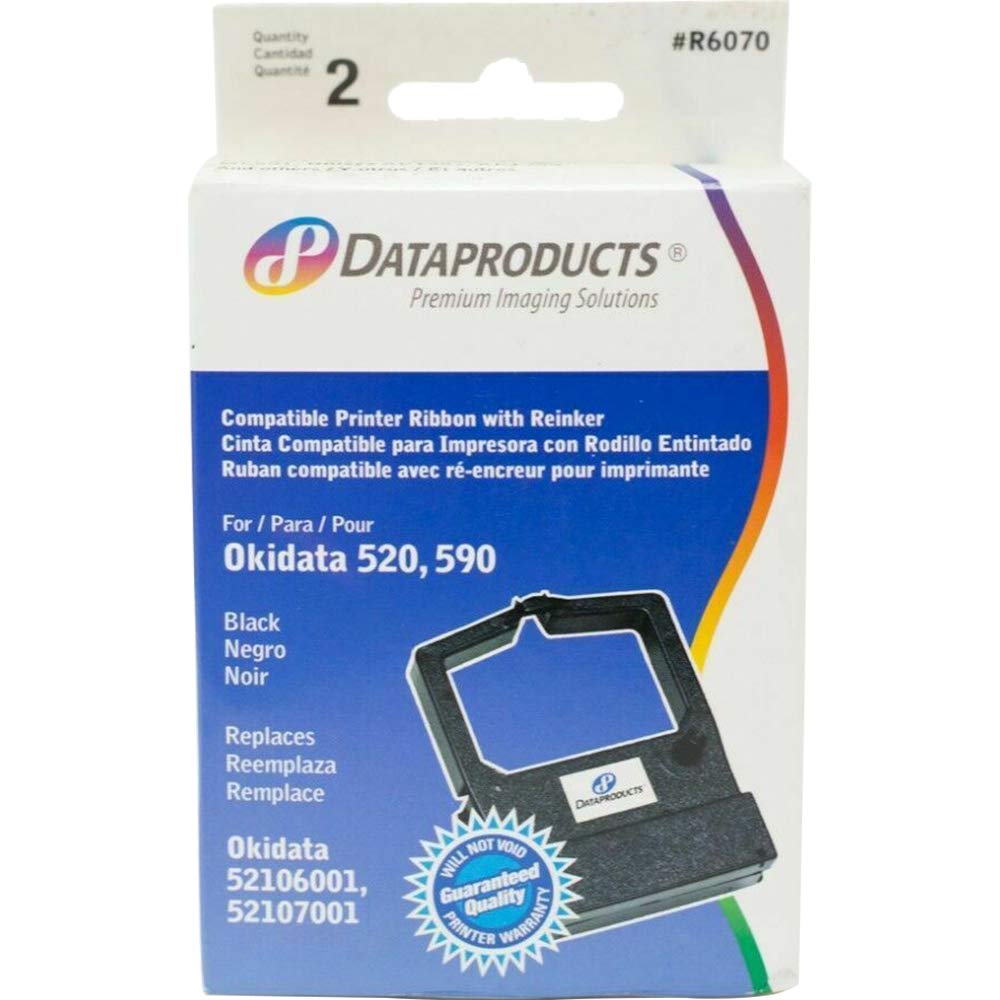 Dataproducts Compatible Ribbon R6070 - Black Impact Printer Ribbon (1 Pack) | High-Quality Printing Supplies for Business Forms & Shipping Labels