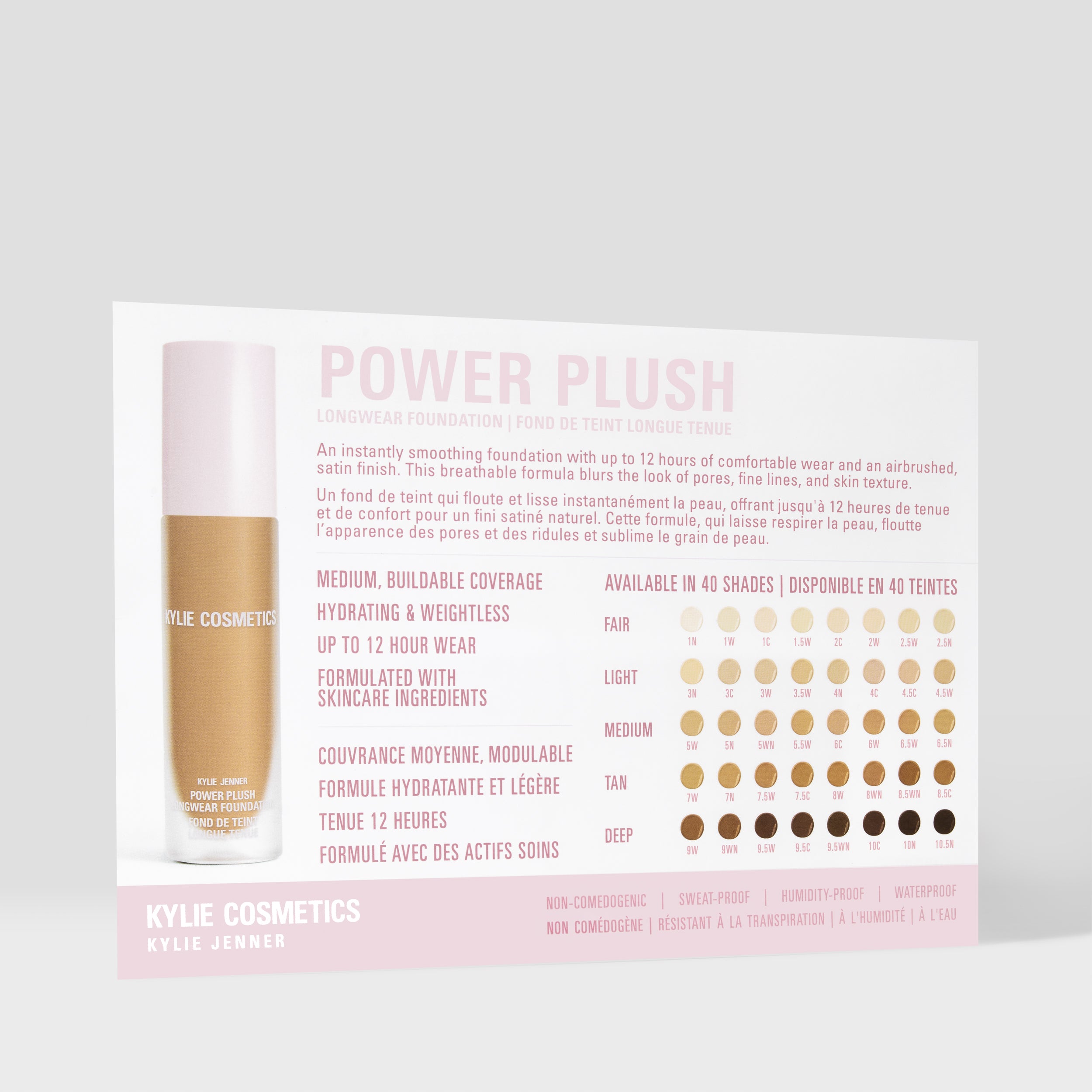 Long-Lasting Power Plush Foundation - Full Coverage & Hydrating Makeup for All-Day Wear - Perfect for Daily Use, Special Occasions & Photo Shoots