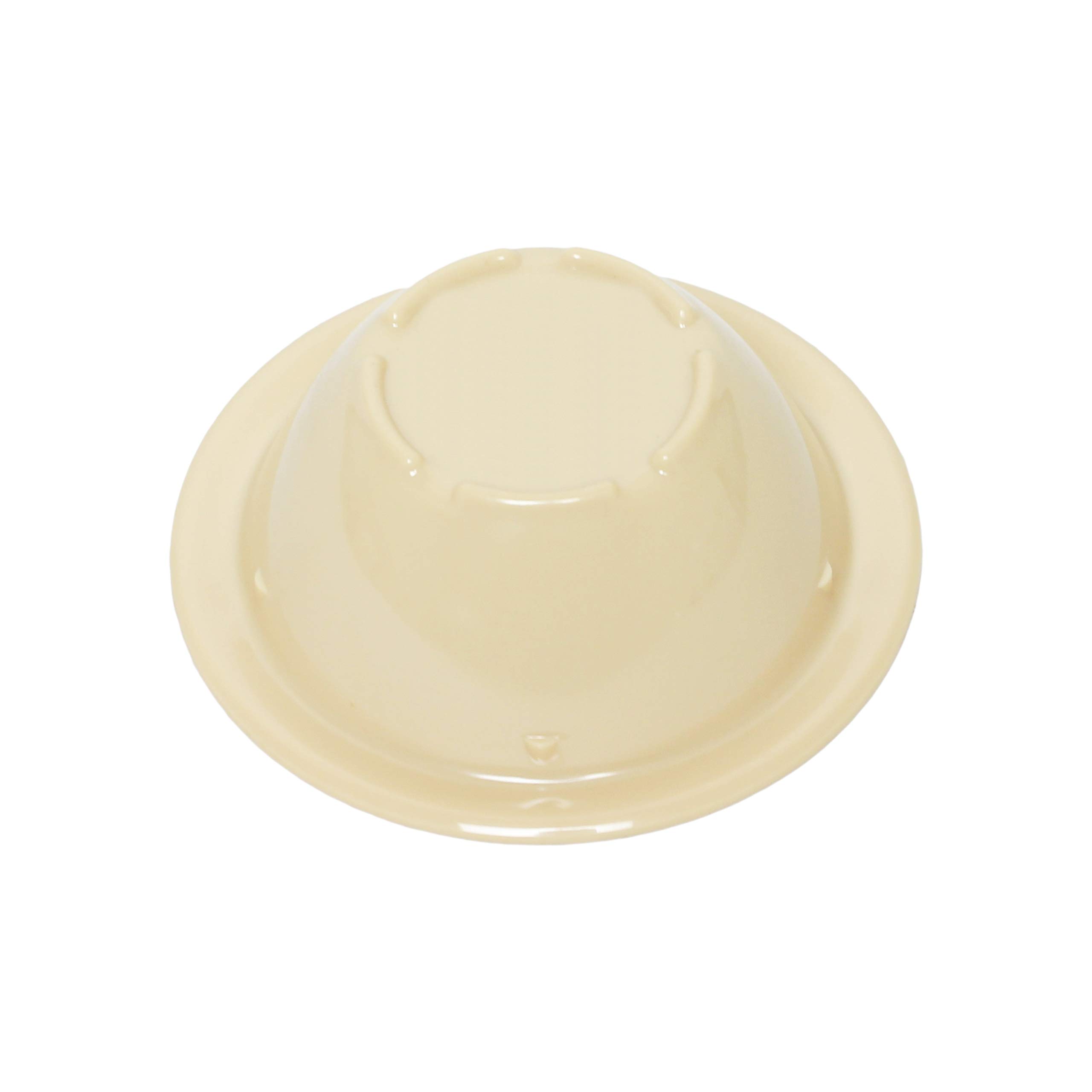 Thunder Group 5 oz Tan Ceramic Fruit Bowls - Set of 12 | Small Serving Dishes for Snacks, Nuts, Candy, Desserts | Perfect for Parties, Restaurants, and Home Use