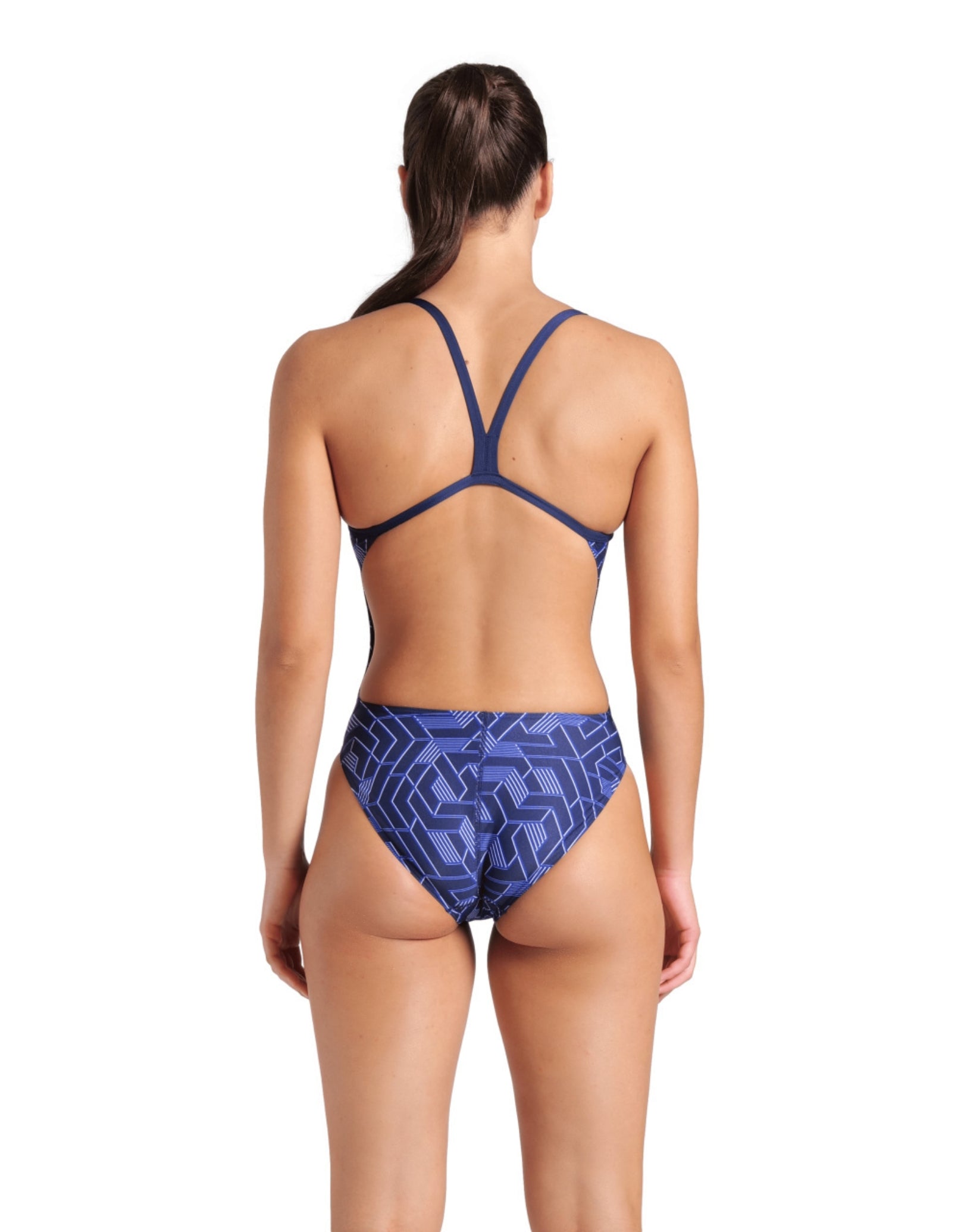 Escape Challenge Back Swimsuit - Navy Team - High Performance Swimwear for Competitive Swimming & Beach Activities