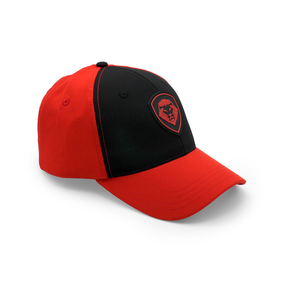 VT Shield Logo Future Looks Bright Snapback Hat - Red & Black Adjustable Baseball Cap for Men & Women - Perfect for Sports, Outdoor Activities, and Casual Wear
