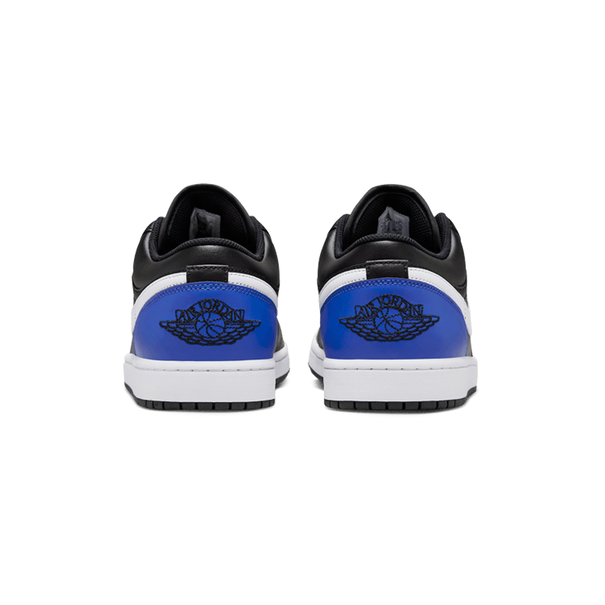 Air Jordan 1 Low 'Black Game Royal White' GS Sneakers (2024) - Stylish Basketball Shoes for Women & Girls - Perfect for Casual Wear, Sports & Street Fashion