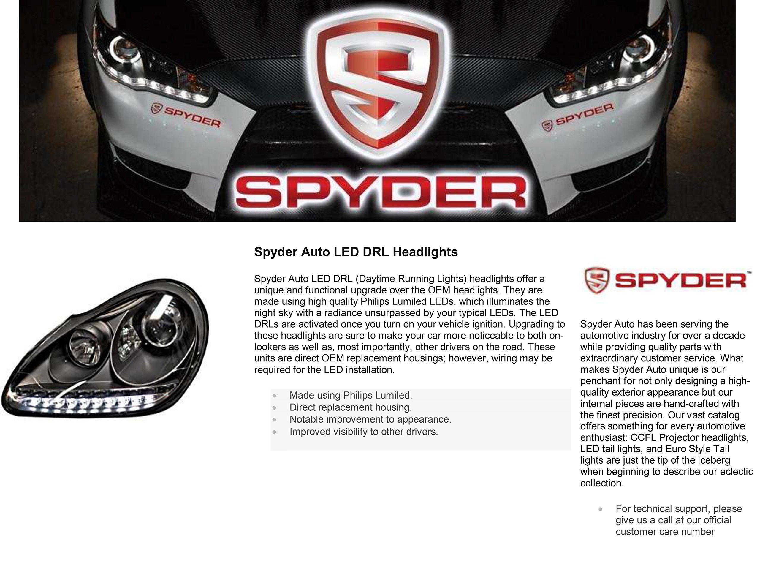 High-Performance LED DRL Headlights for Mazda 3 4-Door (2004-2008) - Black/Clear Lens - Upgrade Your Night Driving Safety & Style