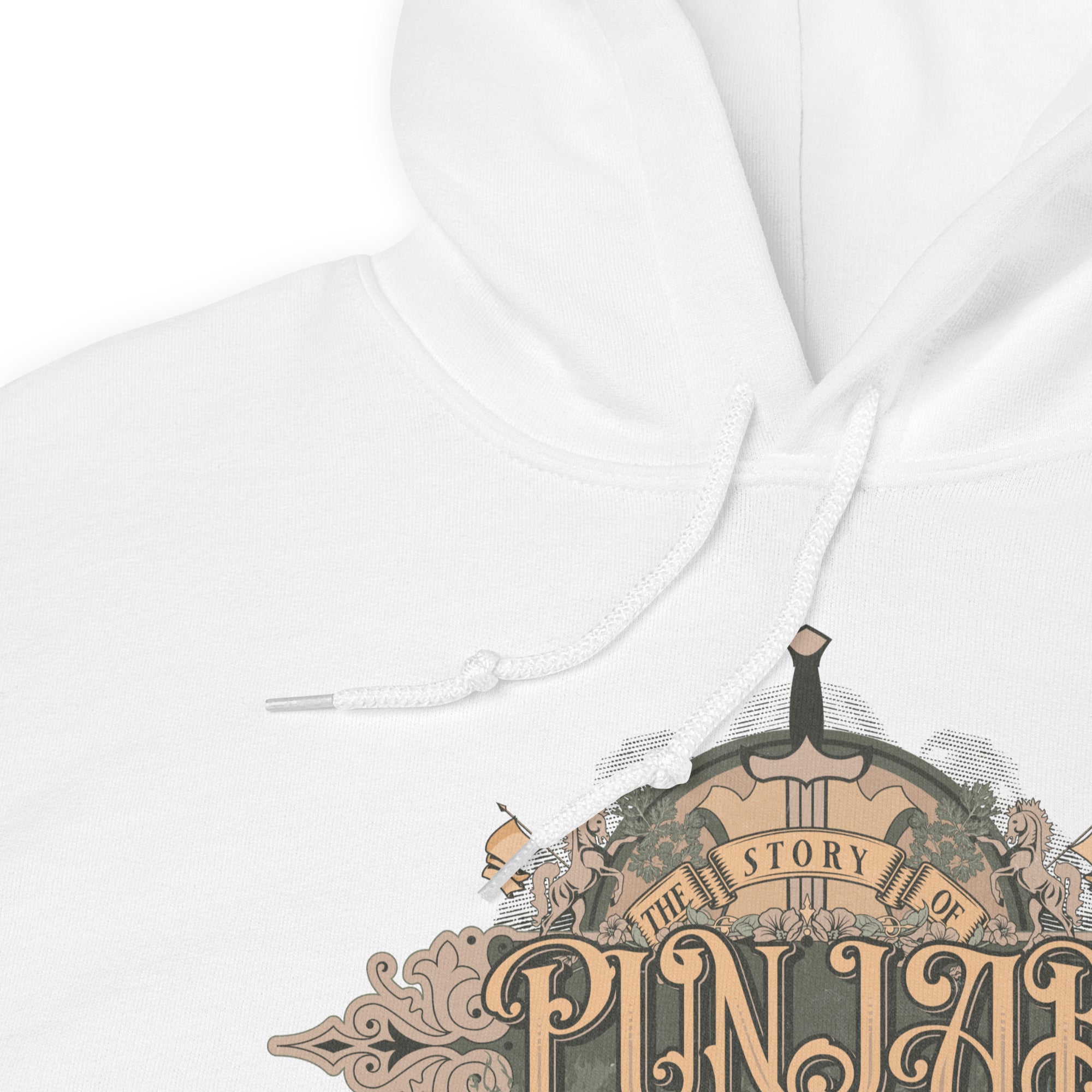 Story of Punjab Unisex Hoodie - Soft & Stylish Cotton Pullover for Men & Women - Perfect for Casual Wear, Street Fashion & Winter Comfort